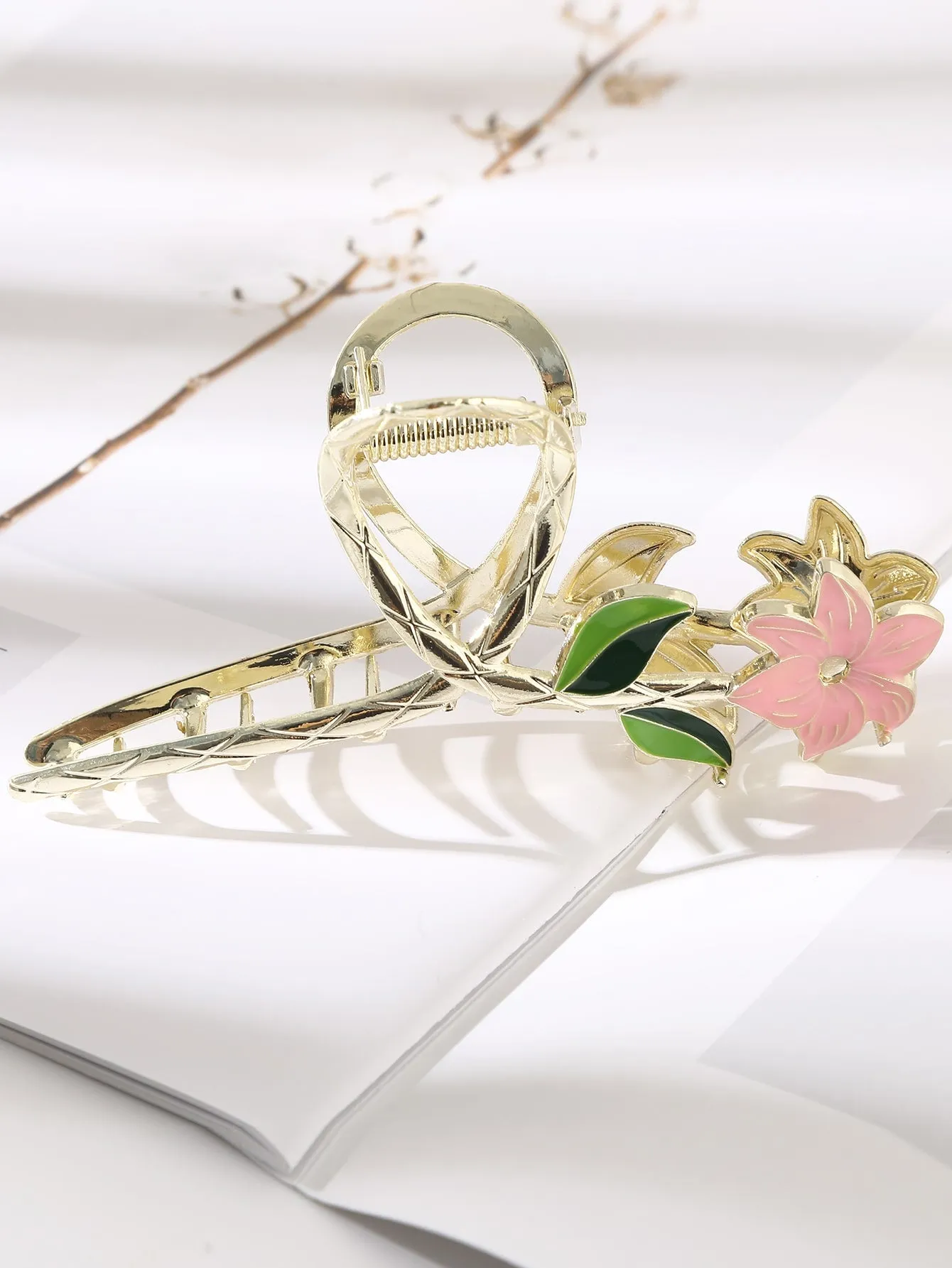 1pc Flower Design Hair Claw