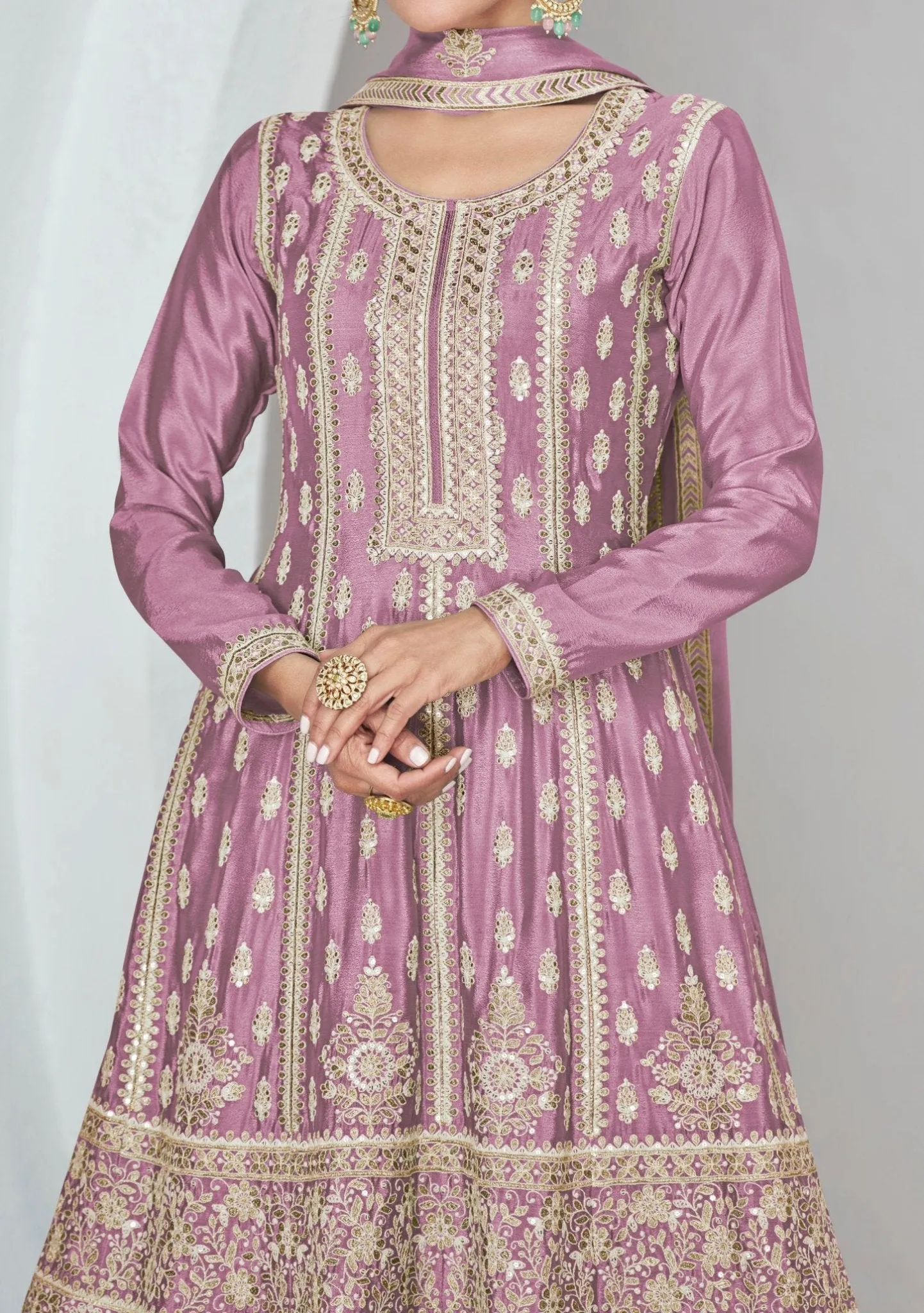 Aashirwad Sajda Party Wear Palazzo Suit