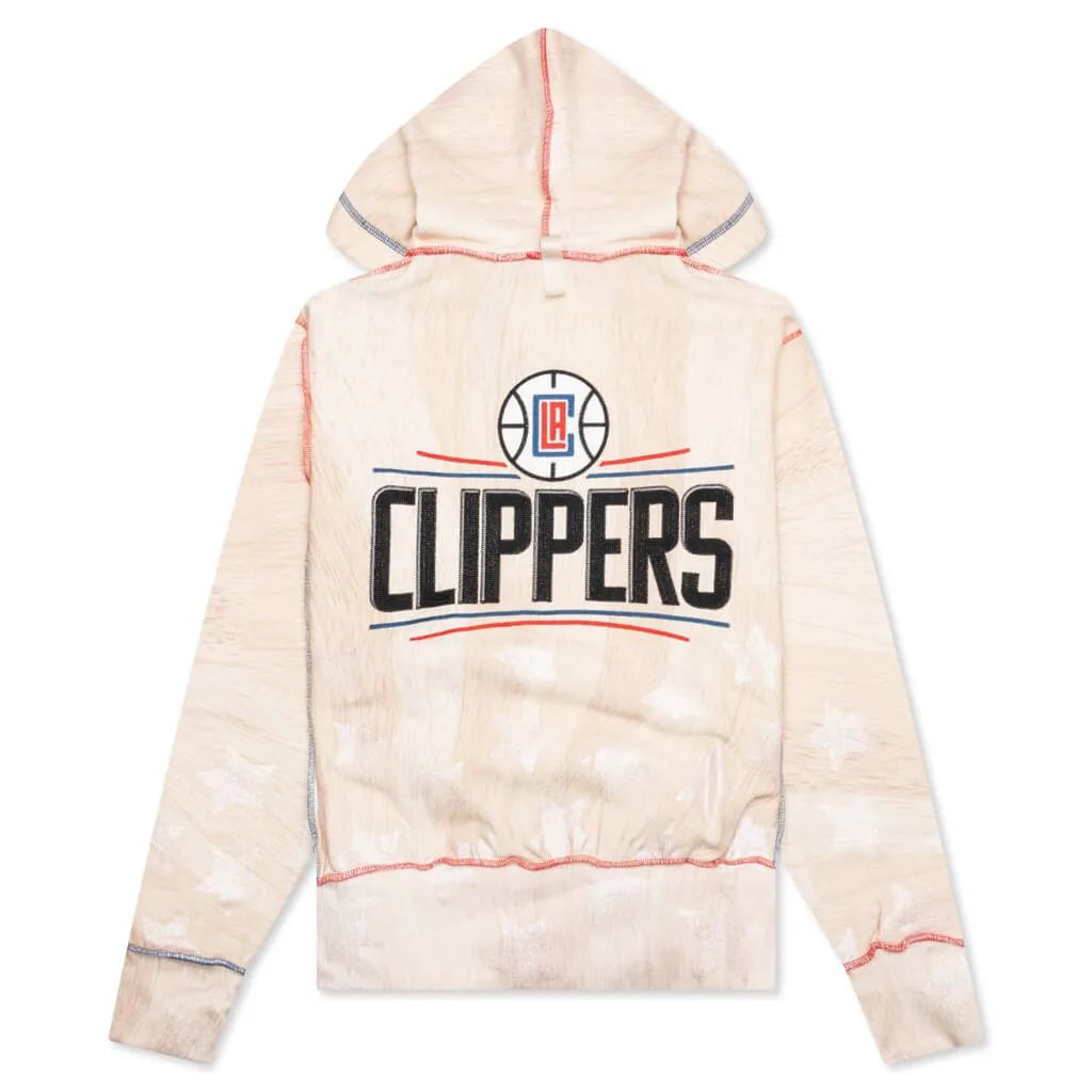 Advisory Board Crystals x LA Clippers Hoodie - Wood Grain