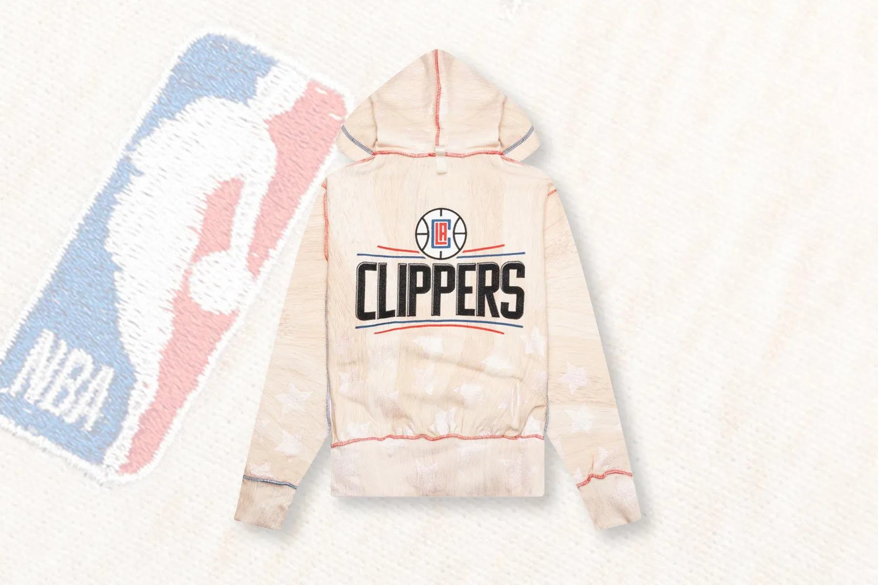 Advisory Board Crystals x LA Clippers Hoodie - Wood Grain