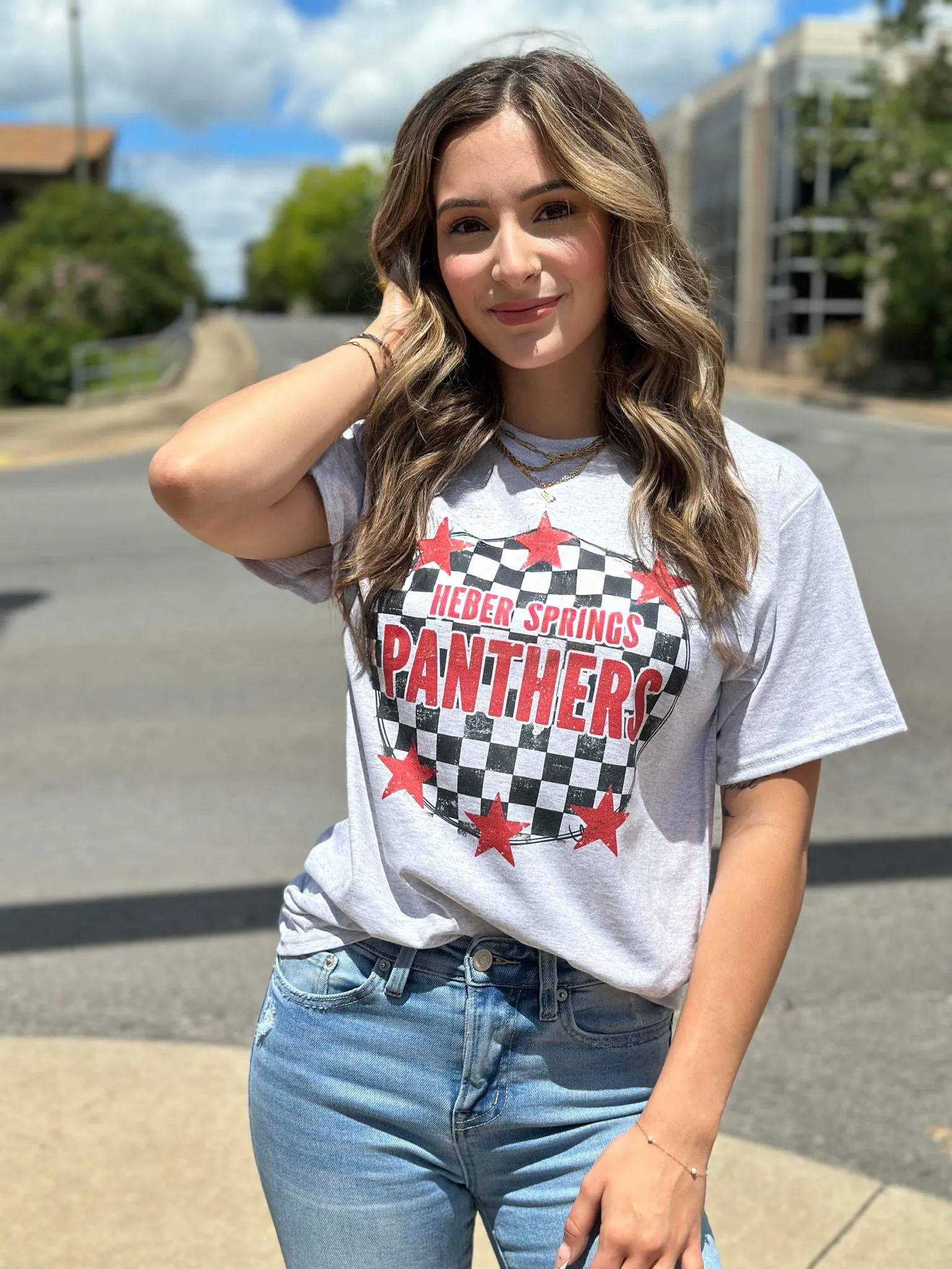 All Star Custom Checkered Tee