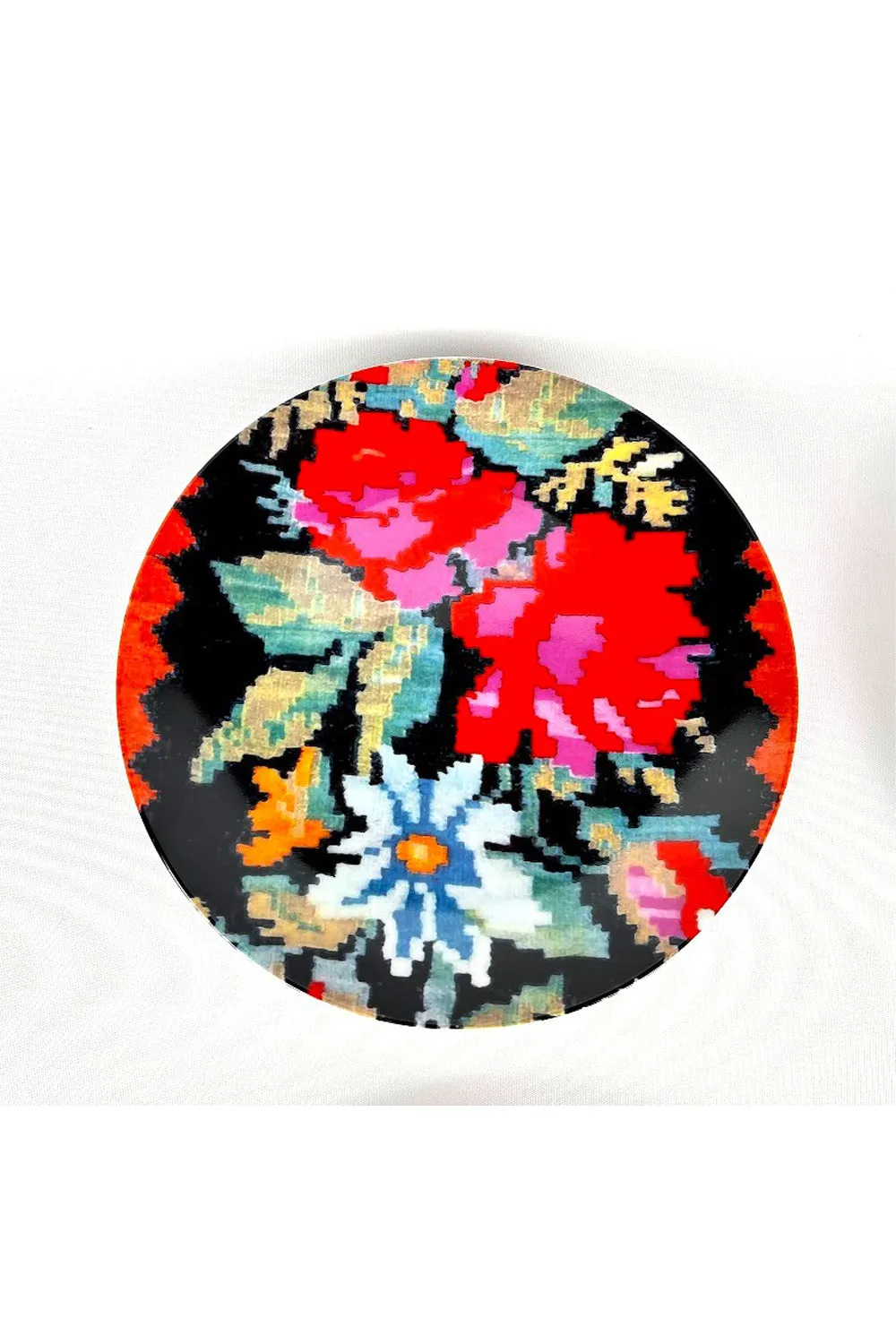 ANNA CHANDLER DESSERT PLATE SET FLOWER CARPET