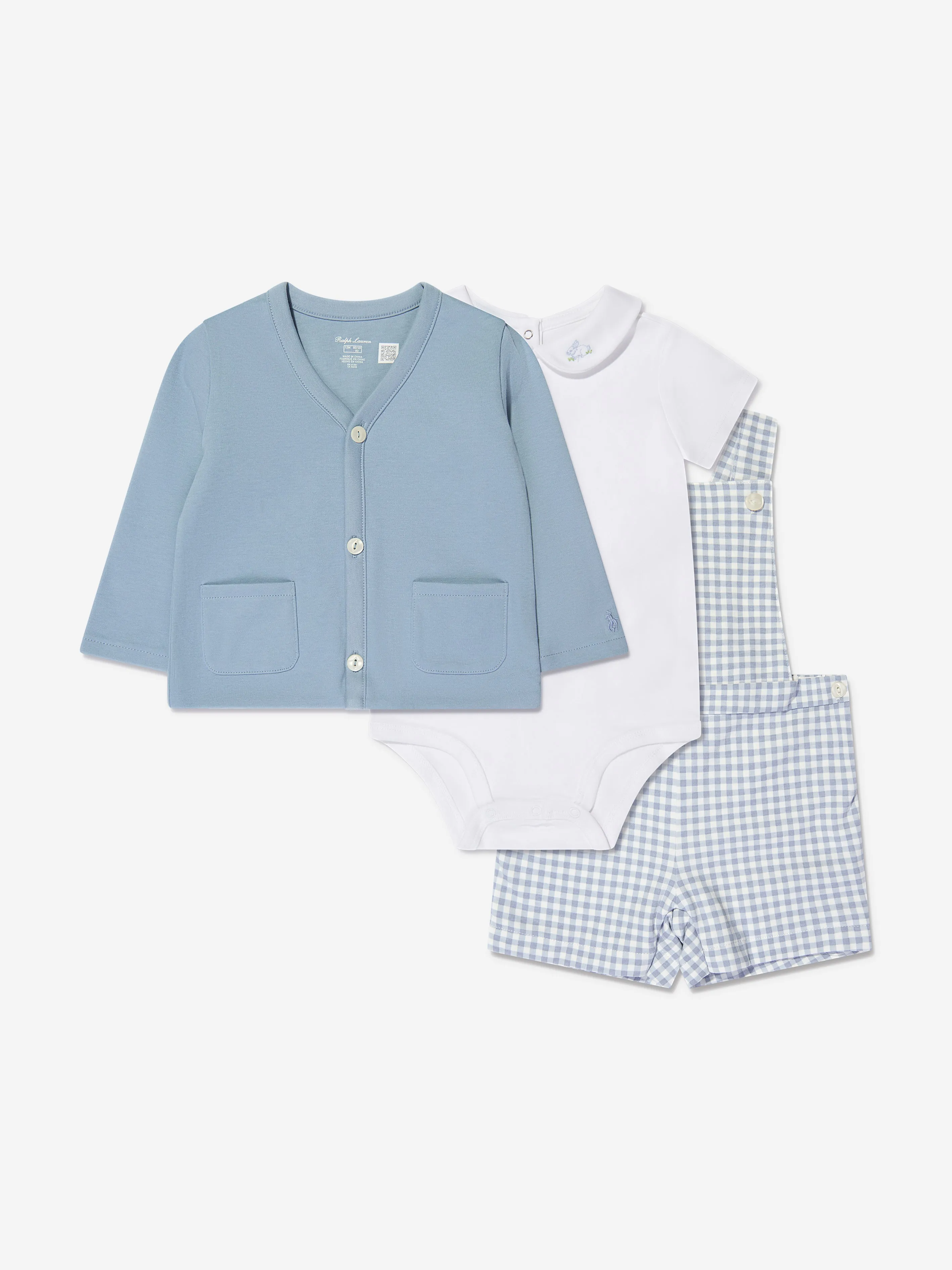 Baby Boys 3 Piece Outfit Set in Blue