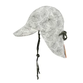 Baby Legionnaire Reversible Linen Sunhat - Leaf