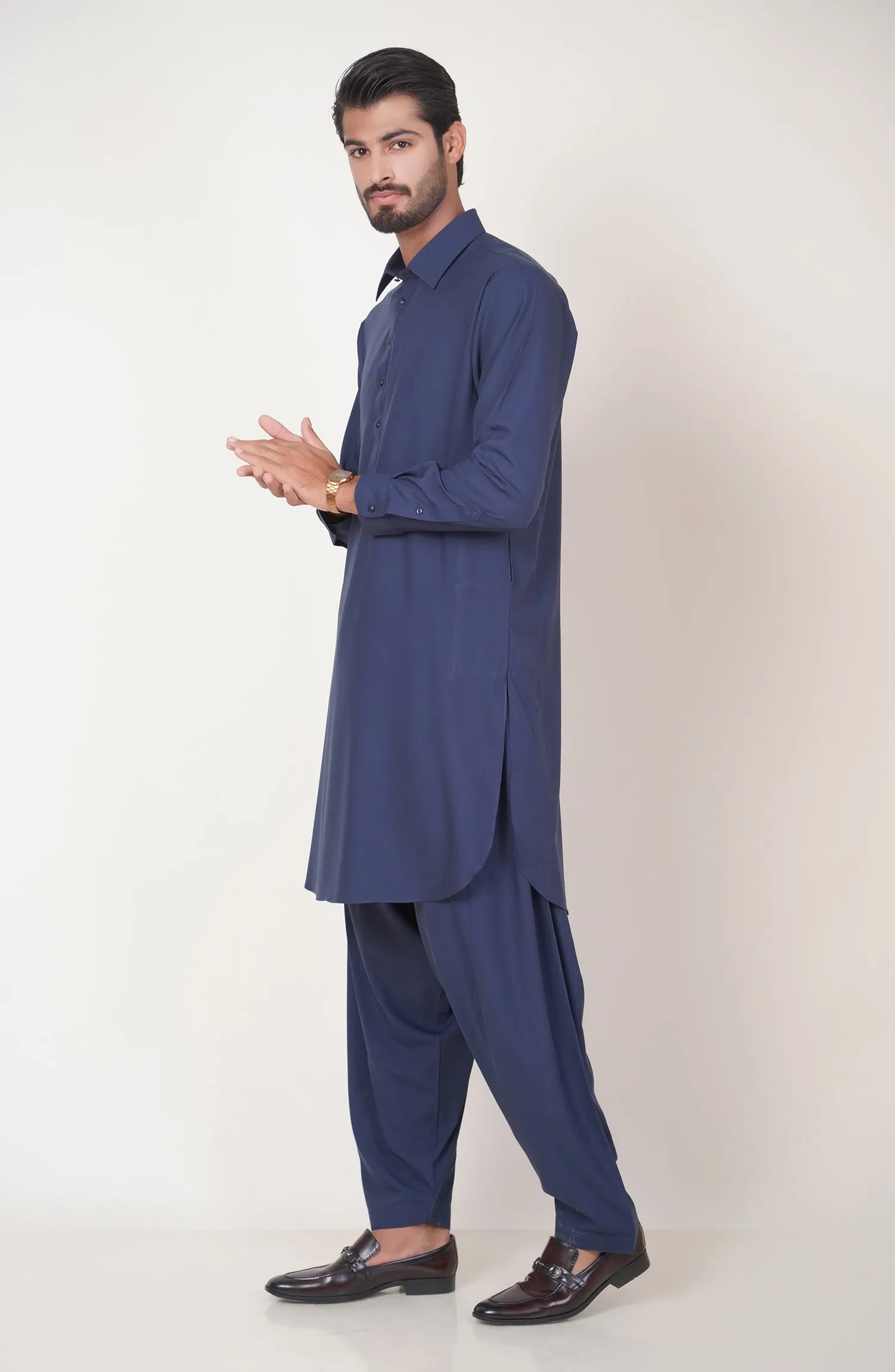 Basic Fancy Shirt Collar Shalwar Suit