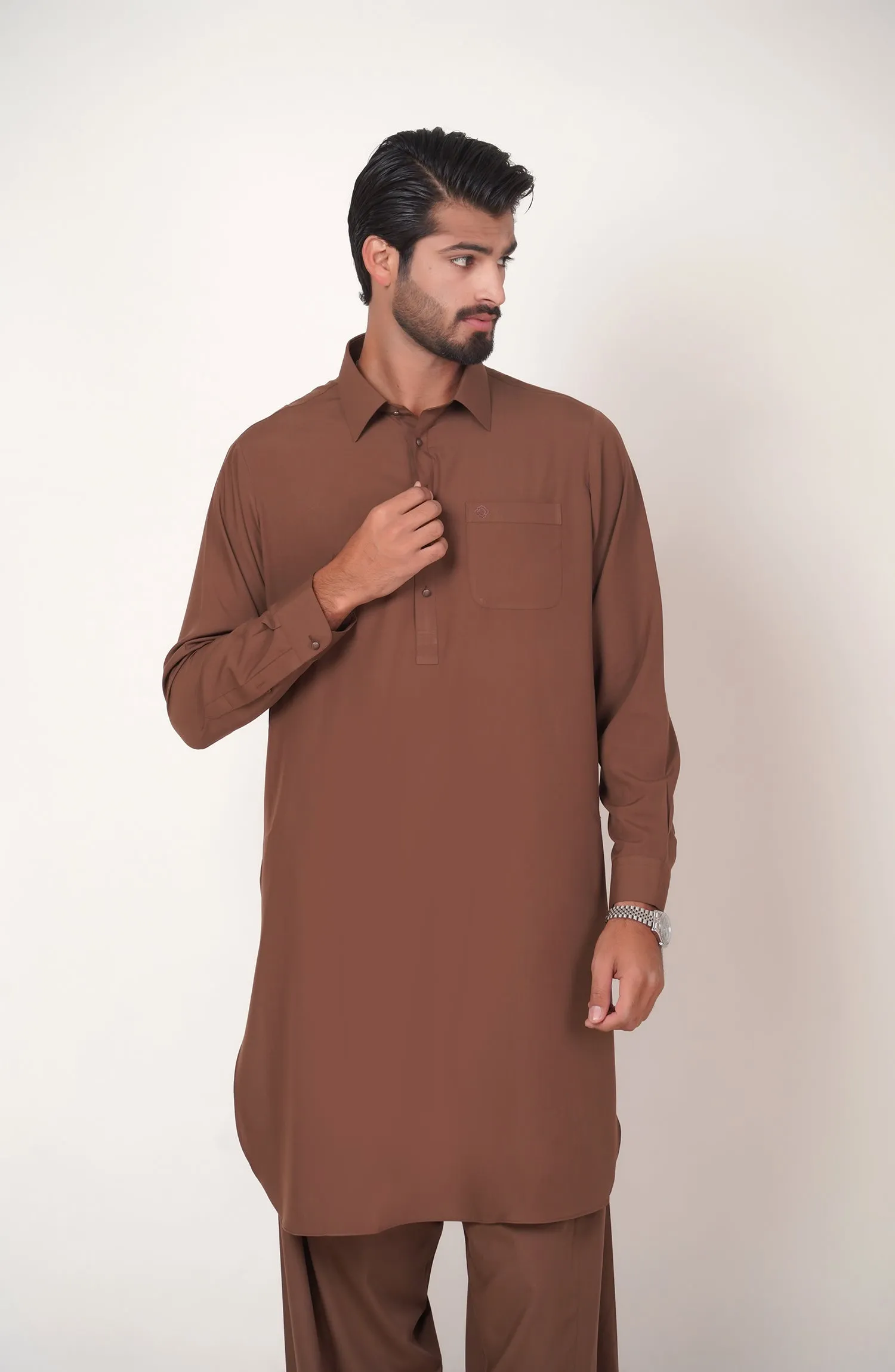 Basic Fancy Shirt Collar Shalwar Suit