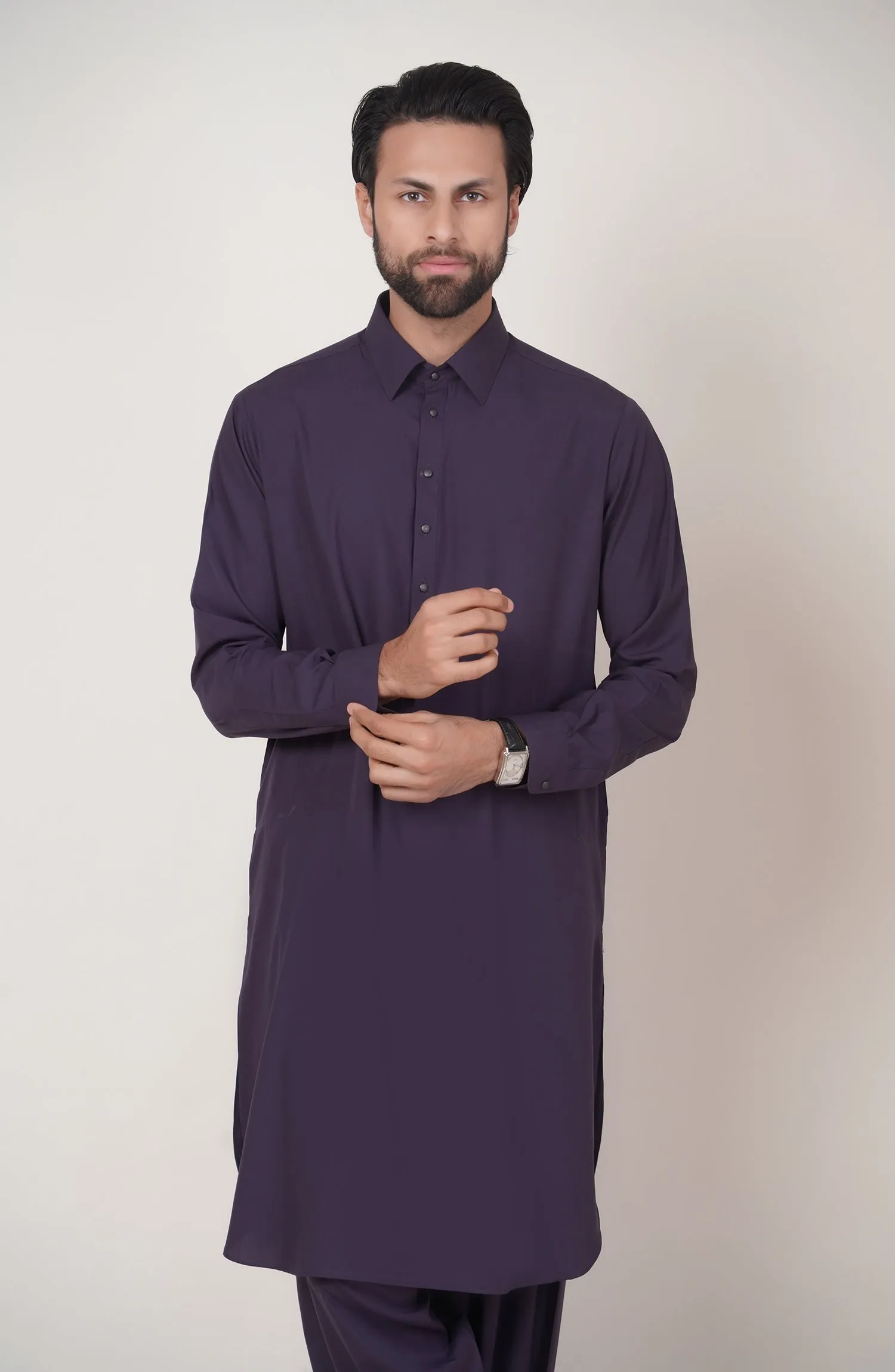 Basic Fancy Shirt Collar Shalwar Suit