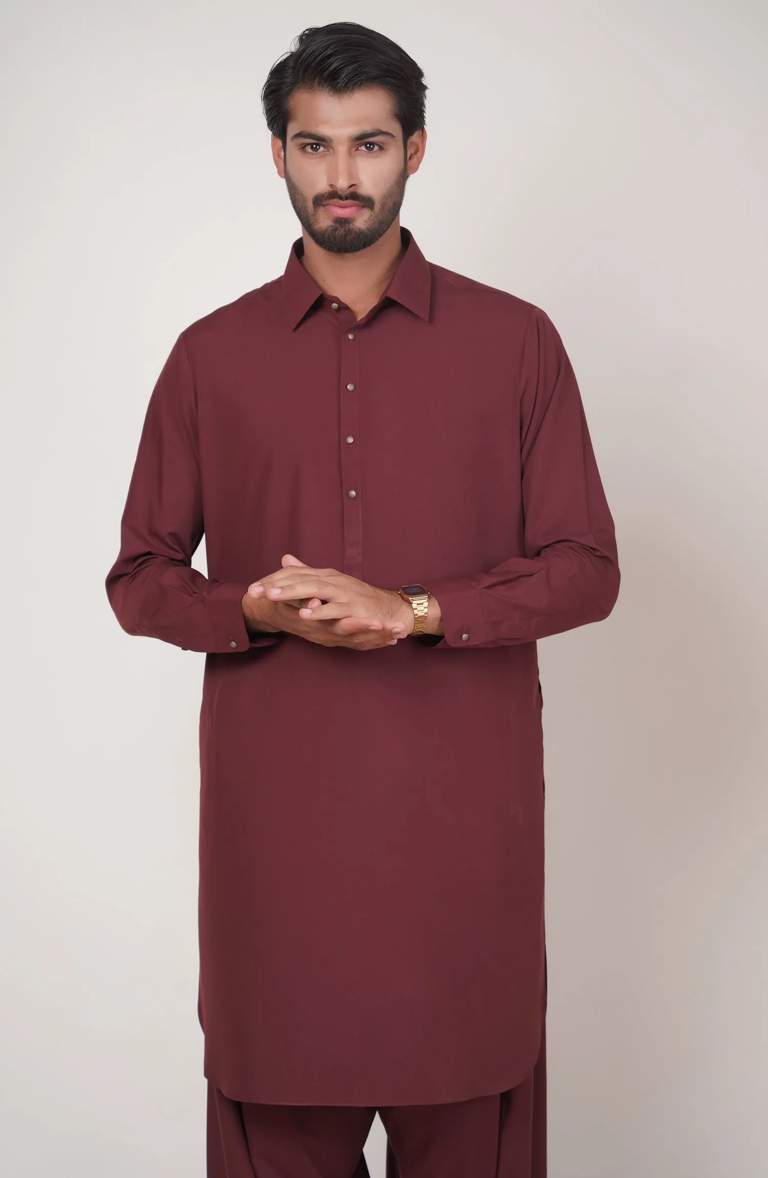 Basic Fancy Shirt Collar Shalwar Suit