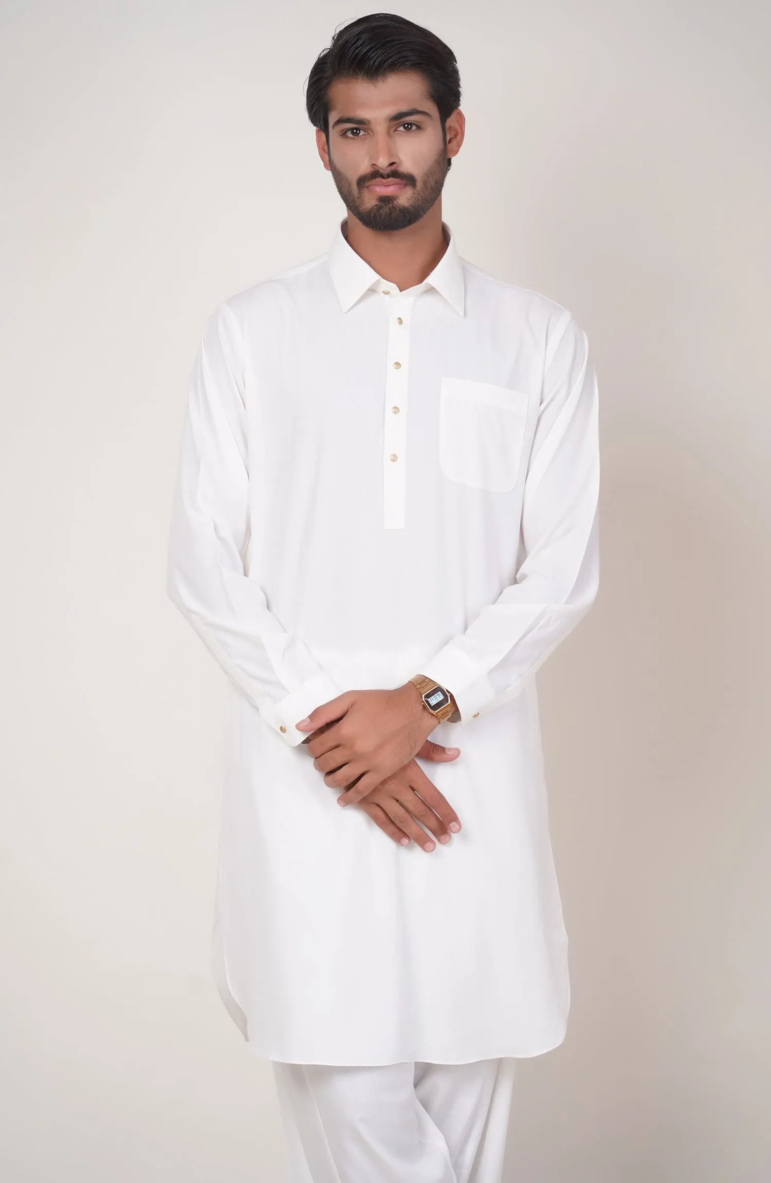 Basic Fancy Shirt Collar Shalwar Suit