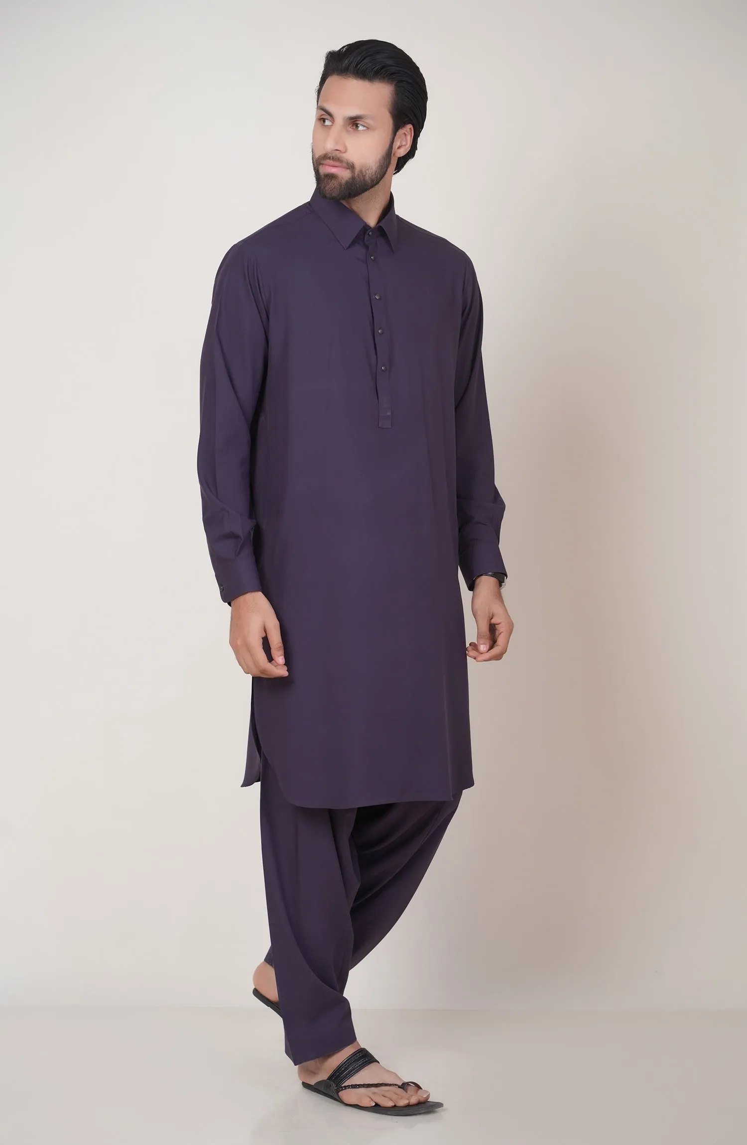 Basic Fancy Shirt Collar Shalwar Suit