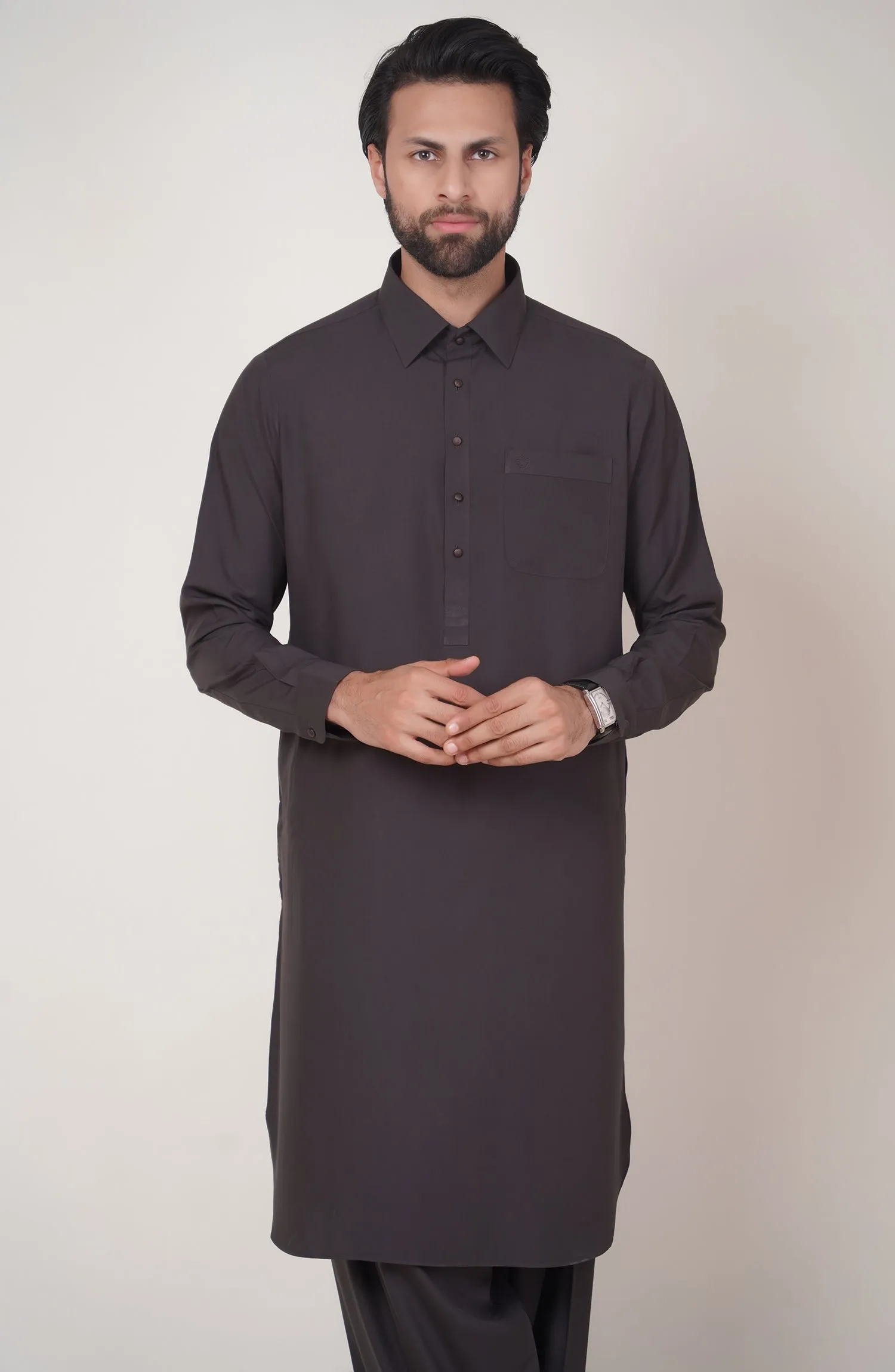 Basic Fancy Shirt Collar Shalwar Suit