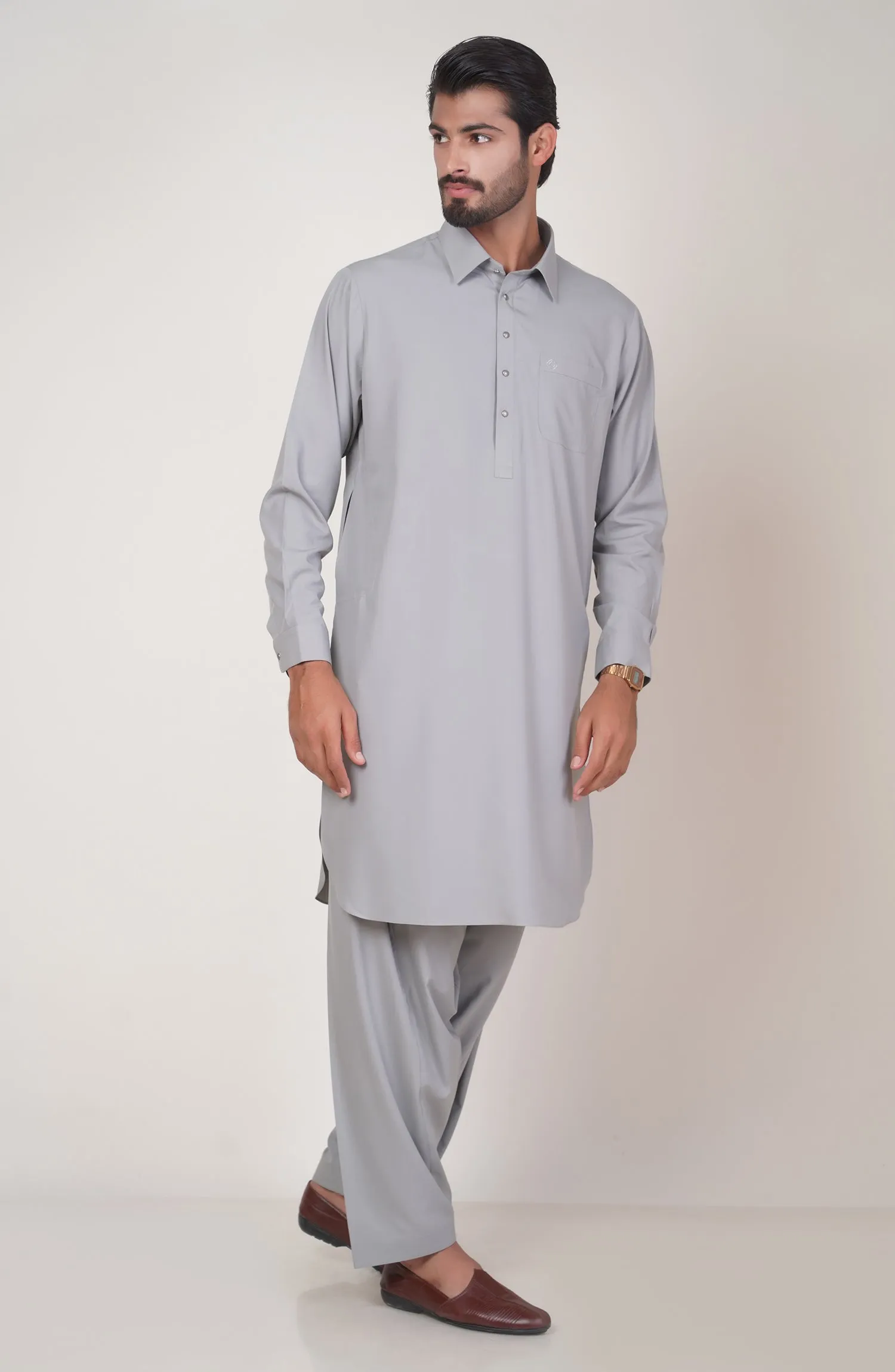 Basic Fancy Shirt Collar Shalwar Suit