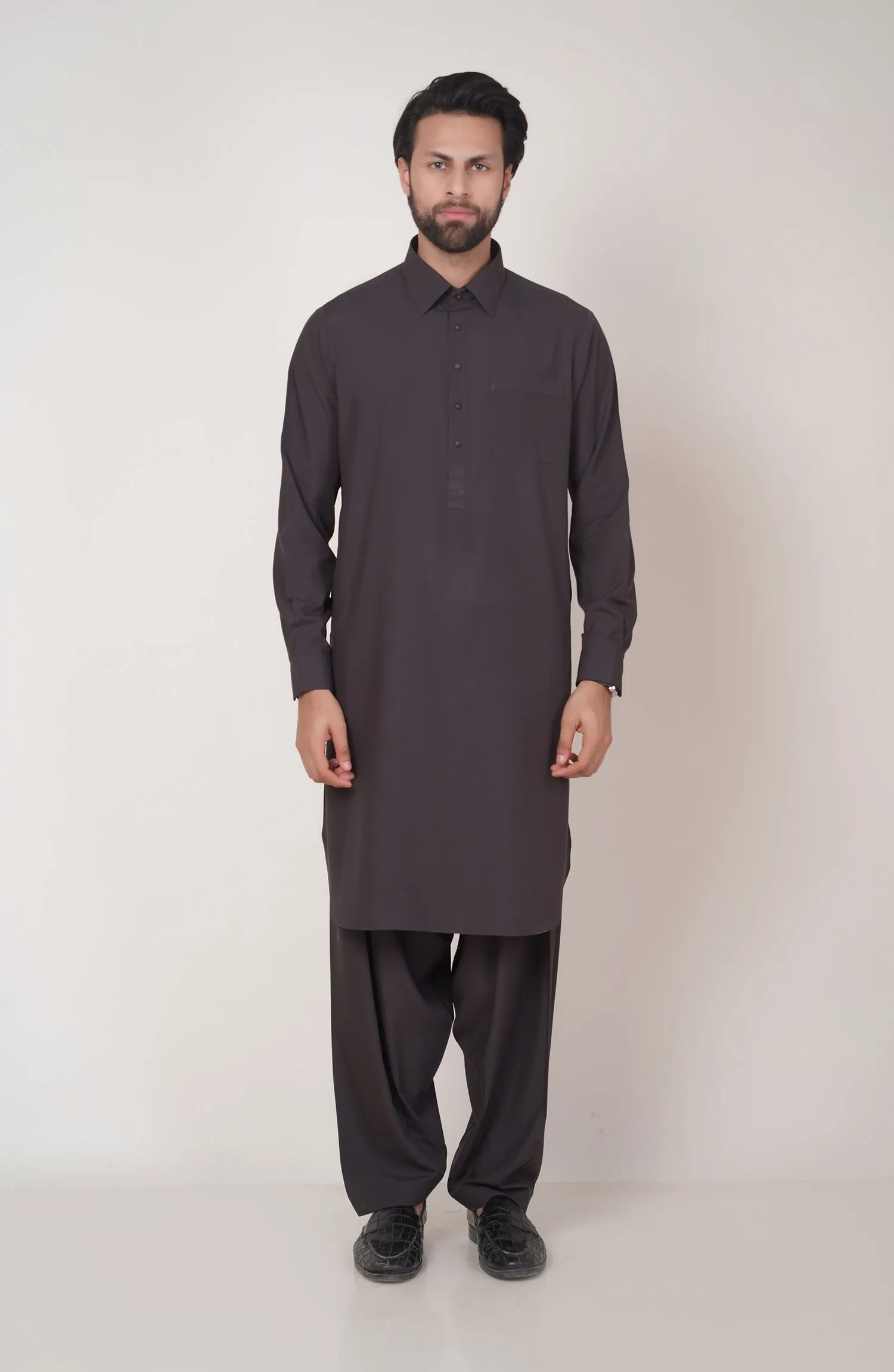 Basic Fancy Shirt Collar Shalwar Suit