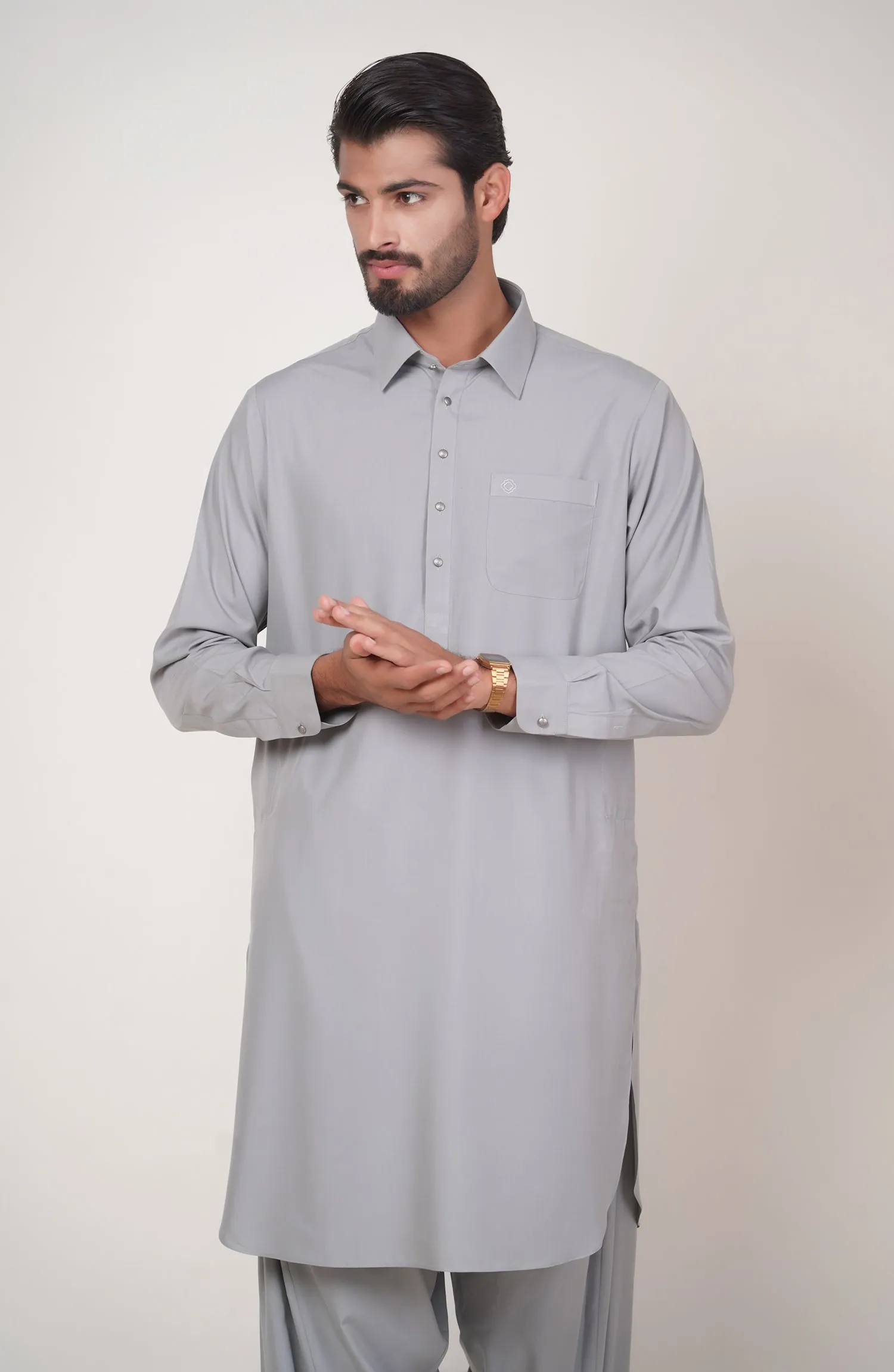 Basic Fancy Shirt Collar Shalwar Suit