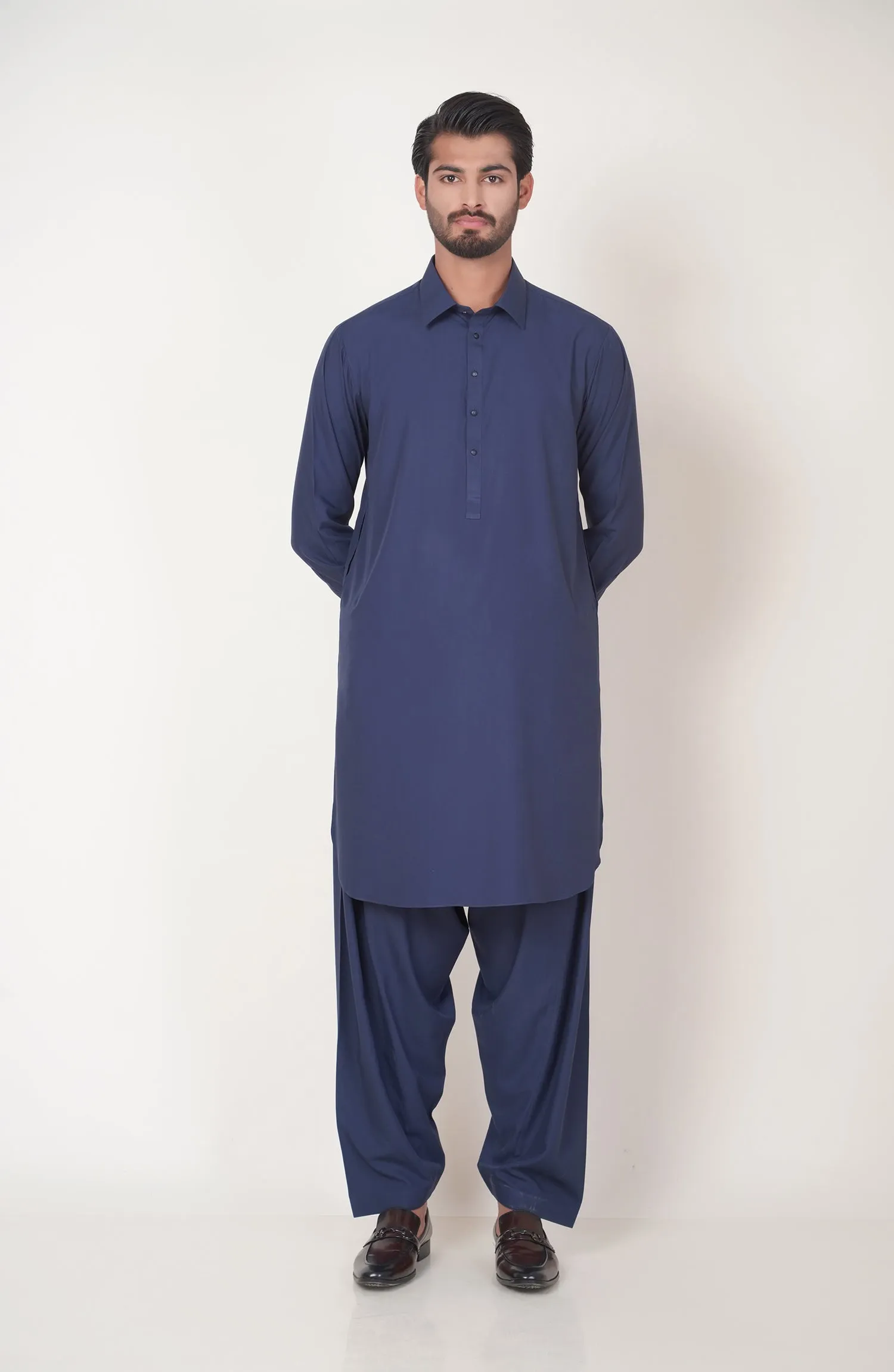 Basic Fancy Shirt Collar Shalwar Suit