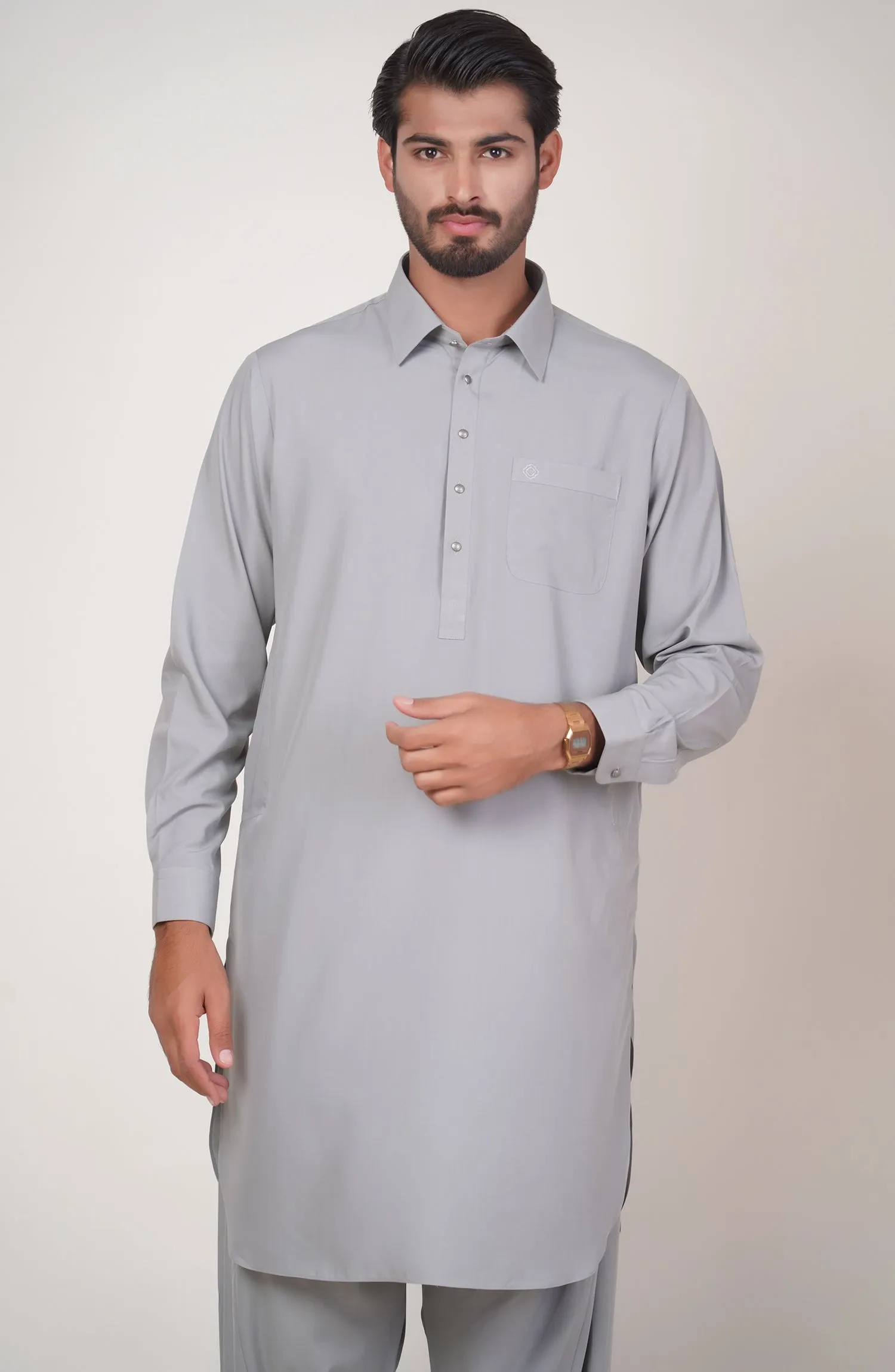 Basic Fancy Shirt Collar Shalwar Suit