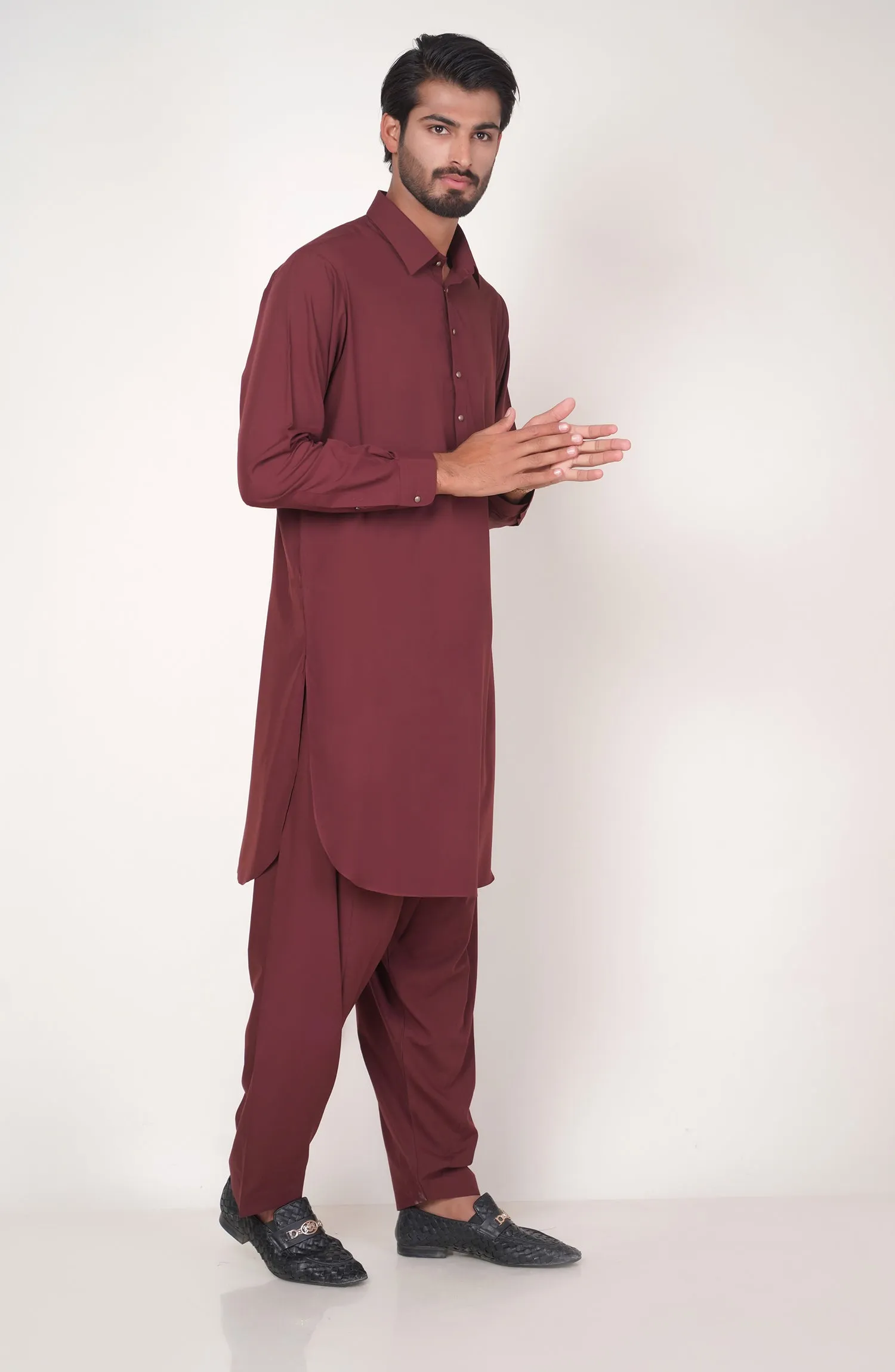 Basic Fancy Shirt Collar Shalwar Suit