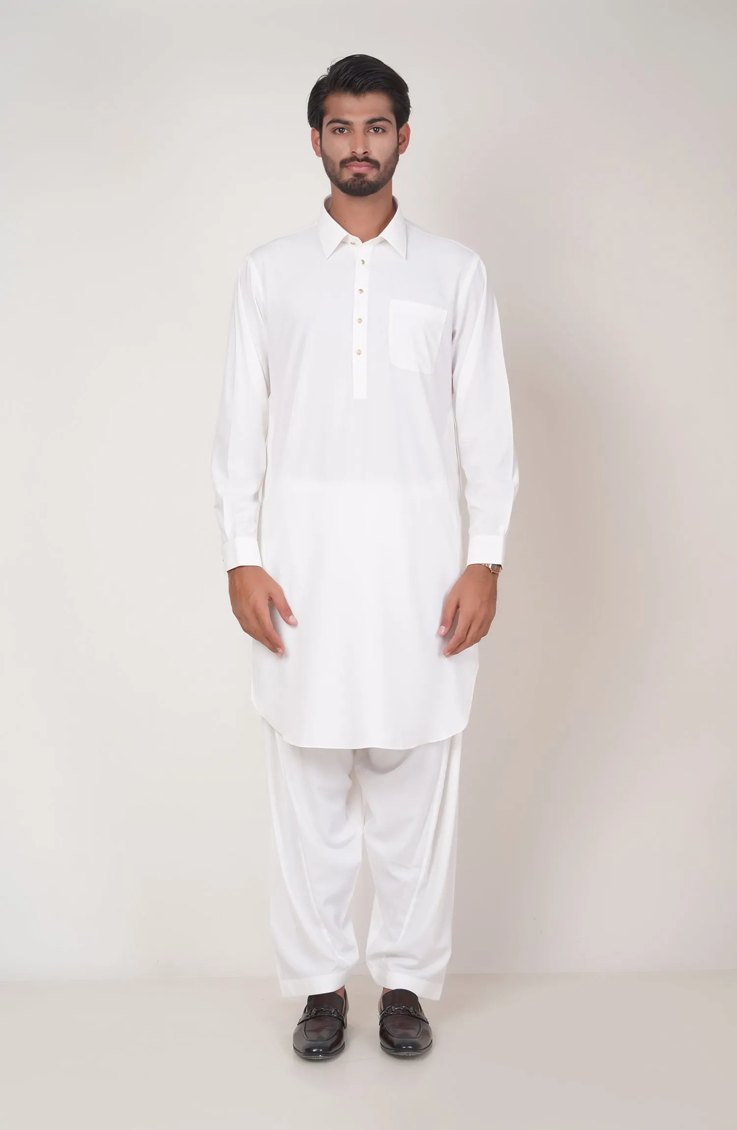 Basic Fancy Shirt Collar Shalwar Suit