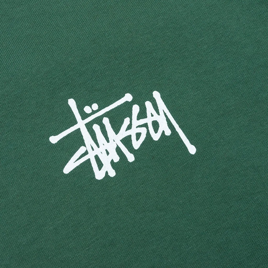 Basic Stussy Pigment Dyed Tee - Forest