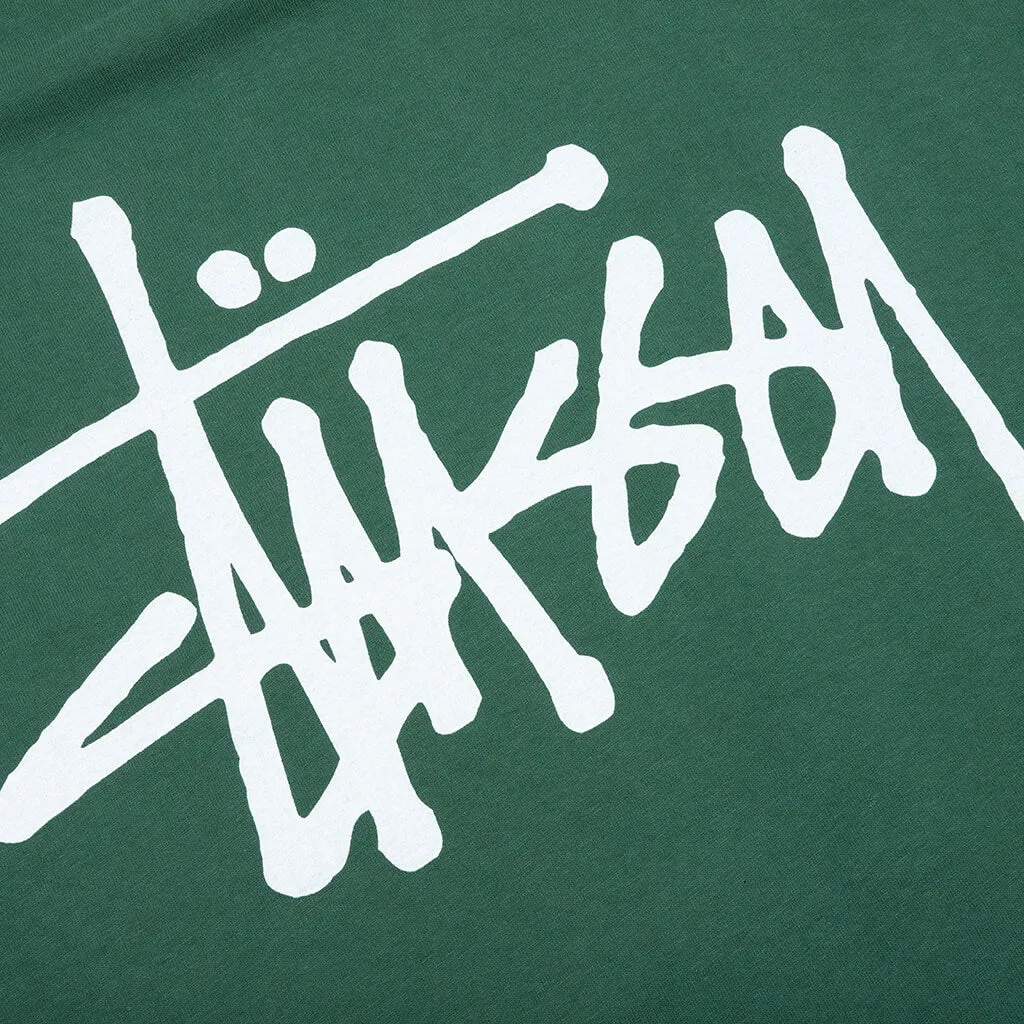 Basic Stussy Pigment Dyed Tee - Forest