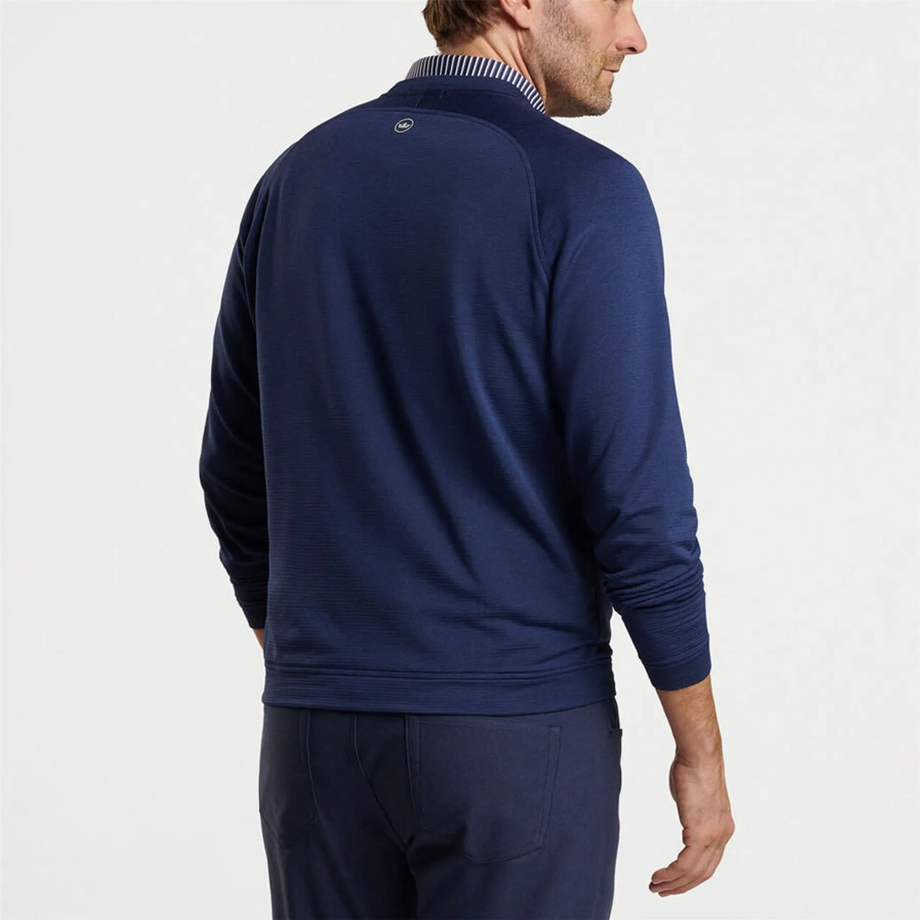 Beaumont Performance Crew Sweat Navy - AW24