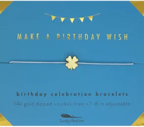 Birthday Celebration Bracelet - GOLD - Birthday Wish