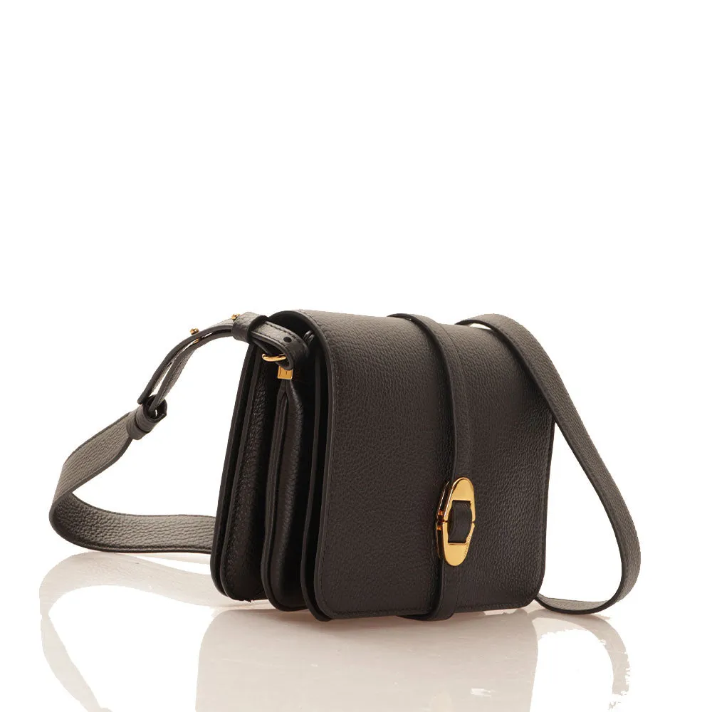 Borsa Donna a Tracolla COCCINELLE in Pelle linea Cosima colore Nero