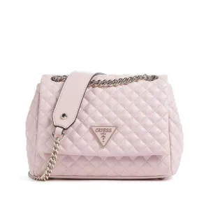 Borsa Donna a Tracolla GUESS Chiusa con Pattina Linea Rianee colore Pale Pink