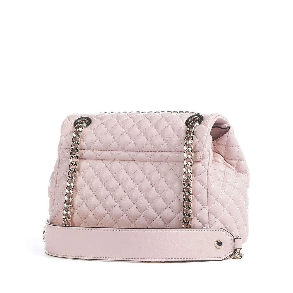 Borsa Donna a Tracolla GUESS Chiusa con Pattina Linea Rianee colore Pale Pink