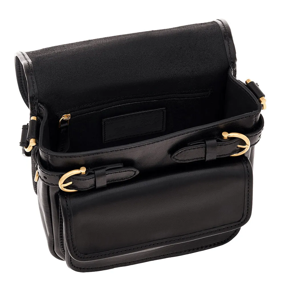 Borsa Donna a Tracolla Media THE BRIDGE linea Biba in Pelle Nera