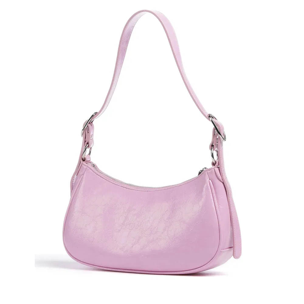 Borsa Donna Hobo Lucida LIU JO Silk Rosa Lavanda