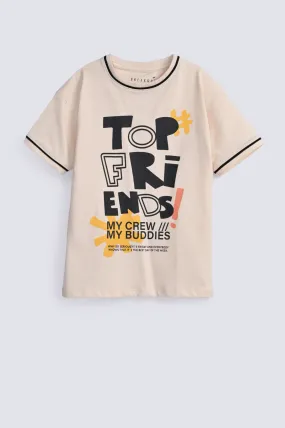 BOYS FRIENDS PRINT TEE