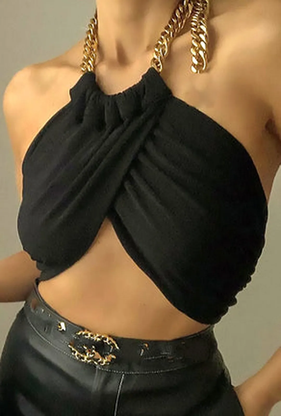 BREA - DRAPE CROP TOP