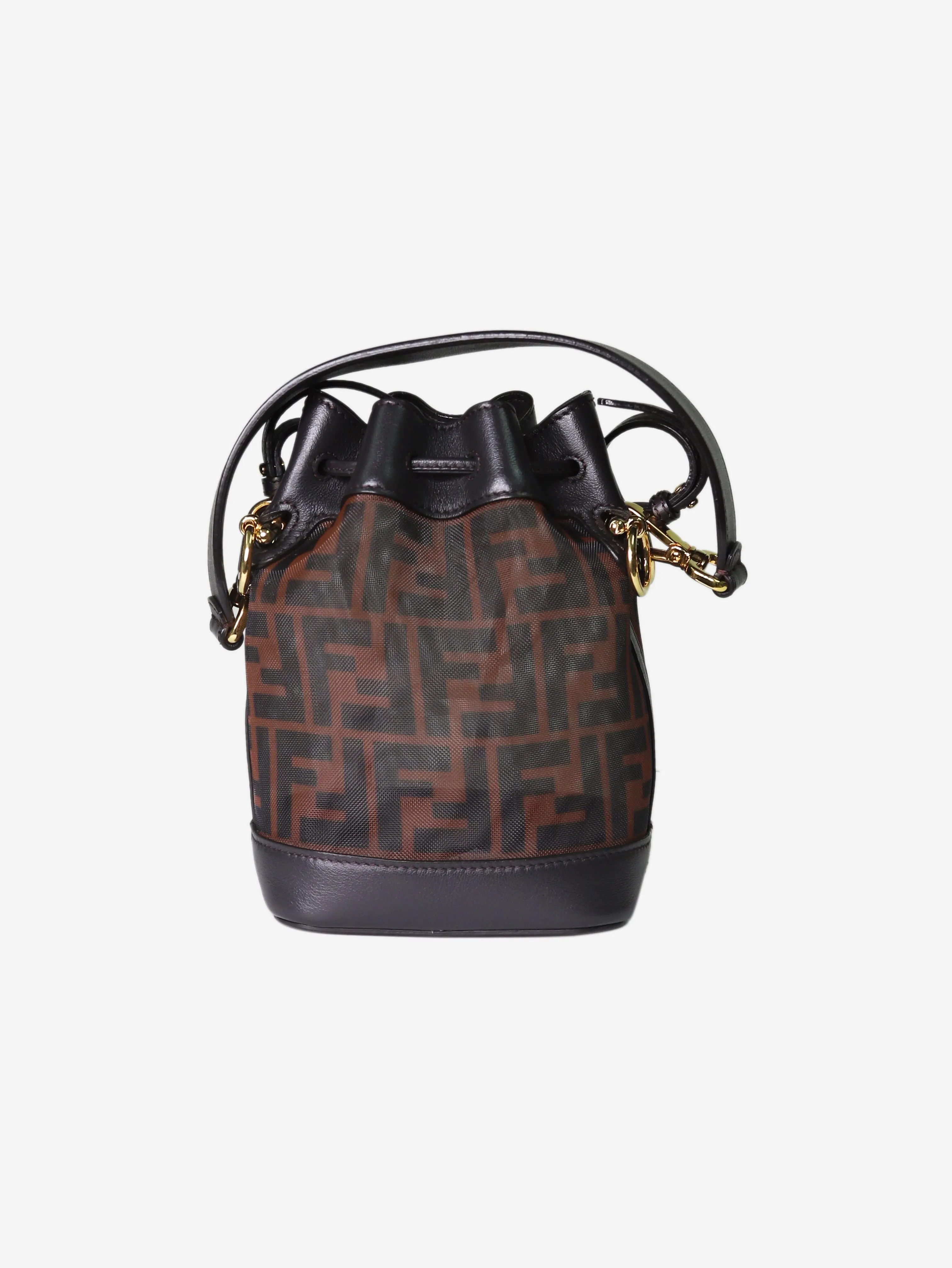 Brown Mon Tresor bucket bag