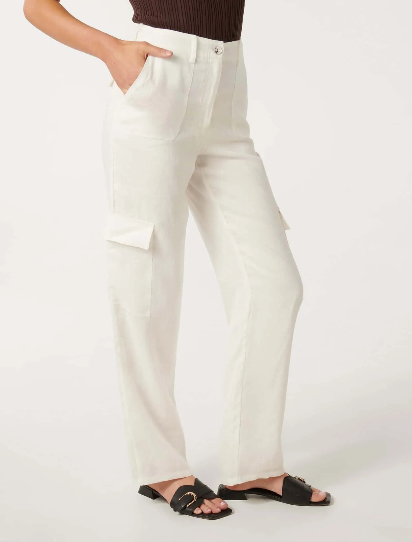 Casey Linen Cargo Pants