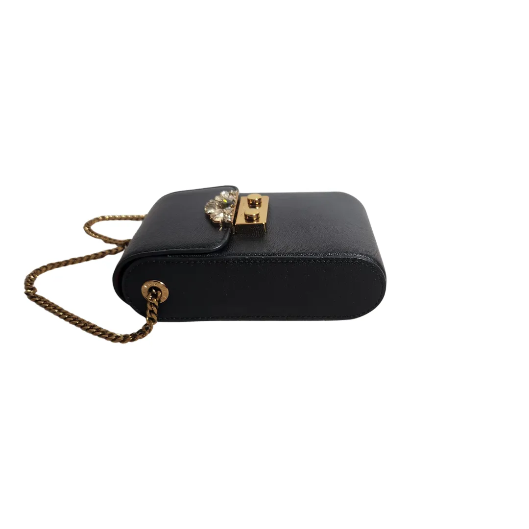 Charles & Keith Black Embellished Crossbody Bag | Gently Used |