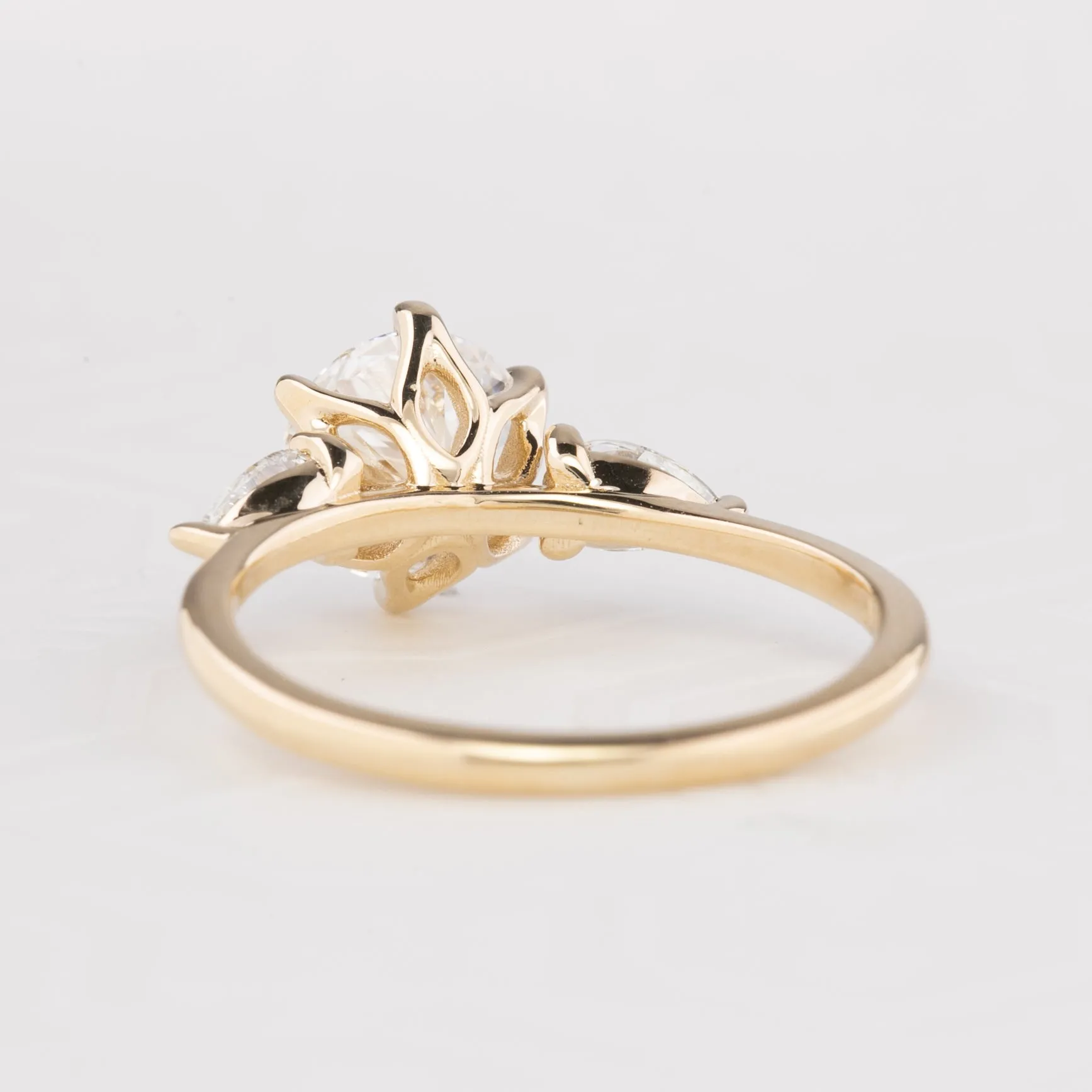 Claire Ring 1.33ct Lab Diamond, 14k Yellow Gold (One of a kind)