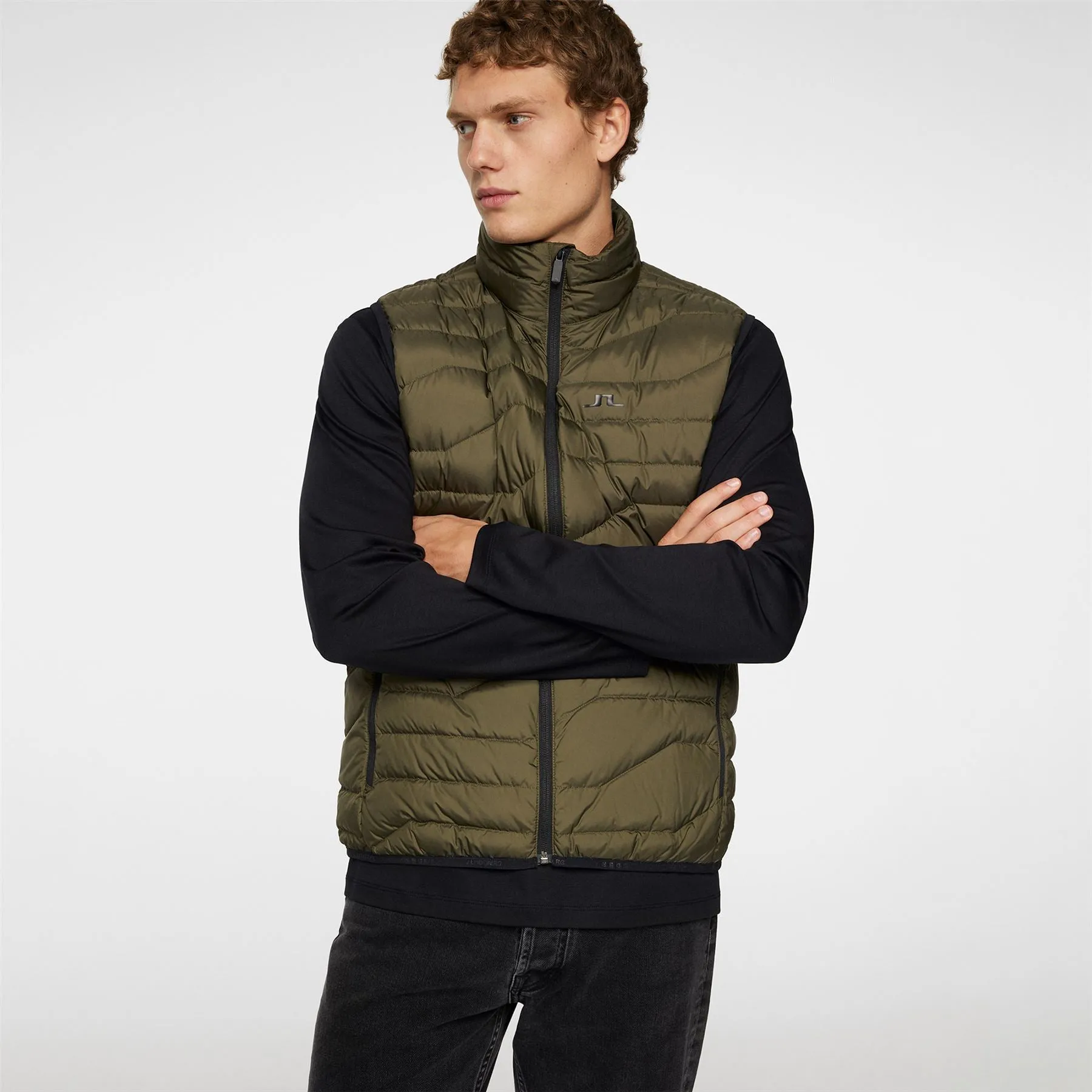 Cliff Light Down Vest Forest Green - AW24