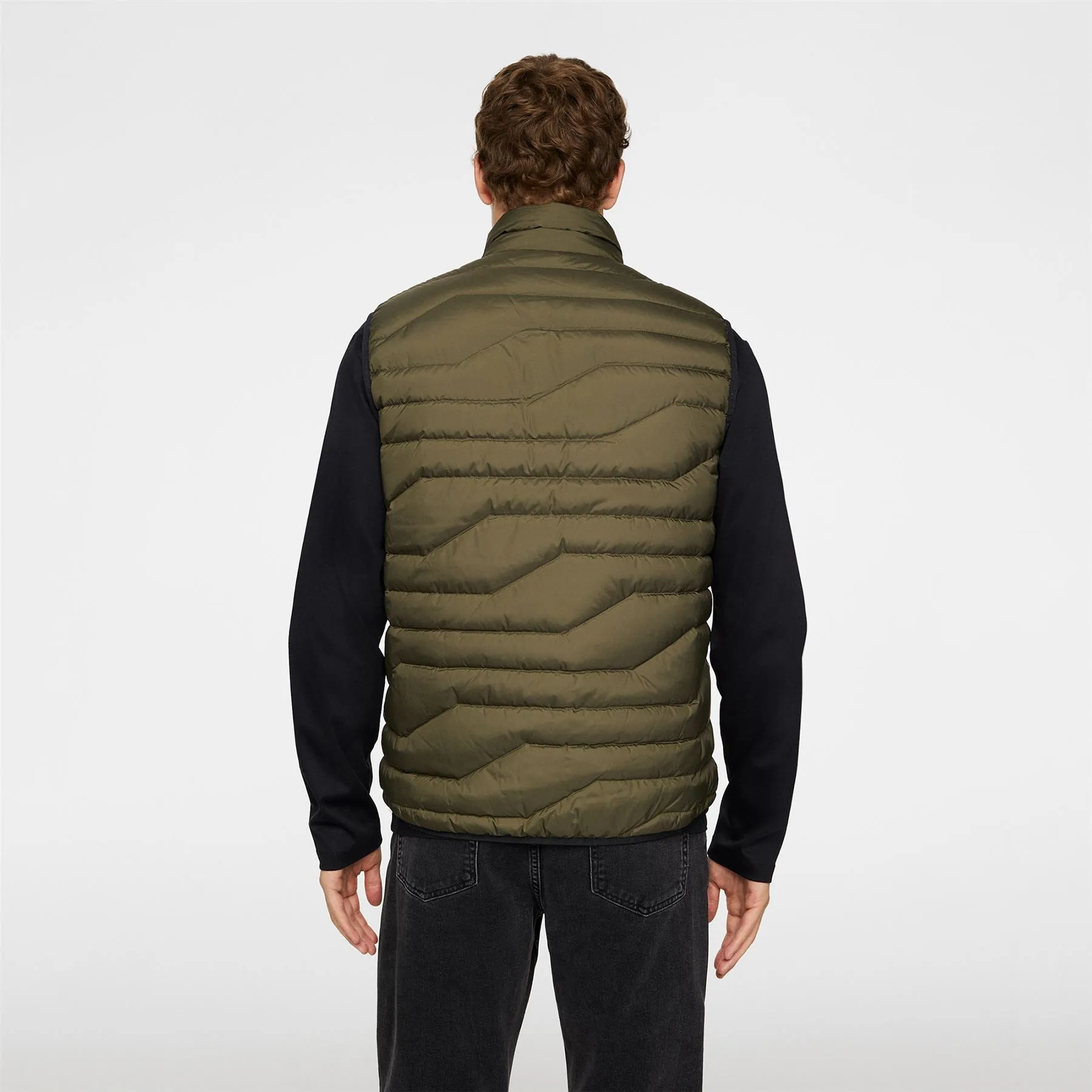 Cliff Light Down Vest Forest Green - AW24