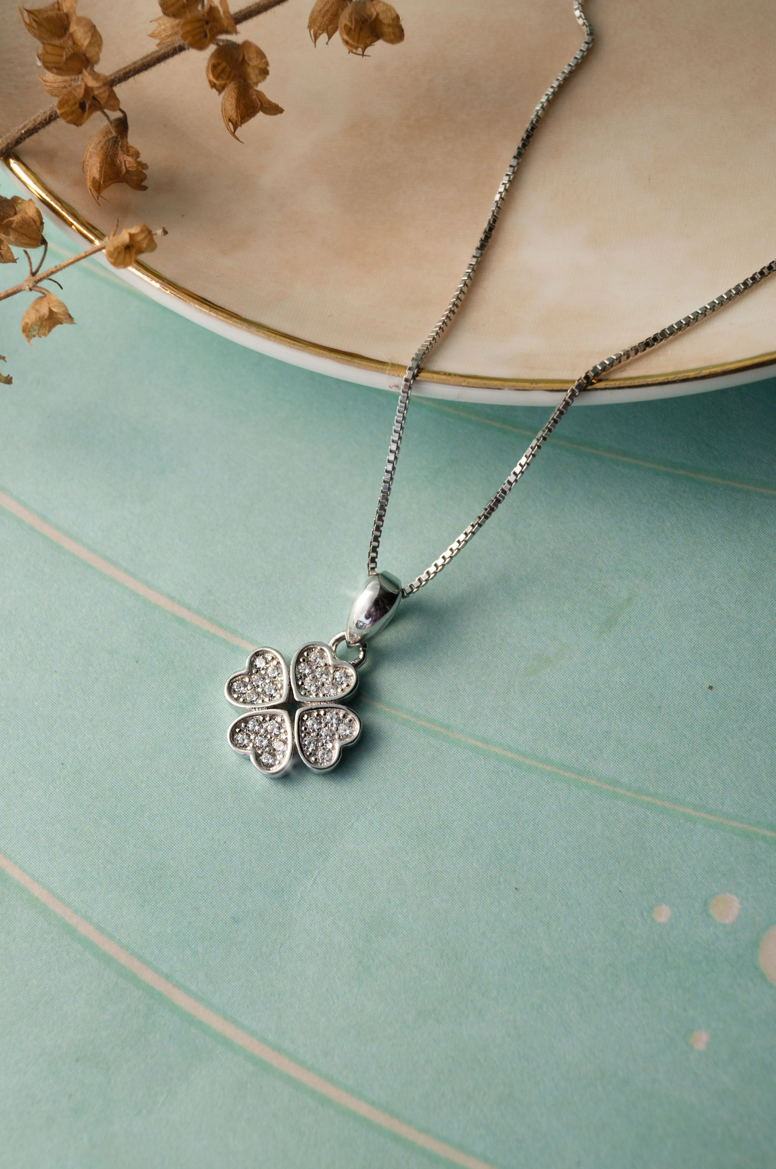 Clove Flower Sterling Silver Pendant