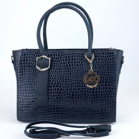 Crocodile Pattern Leather Tote Women Handbag