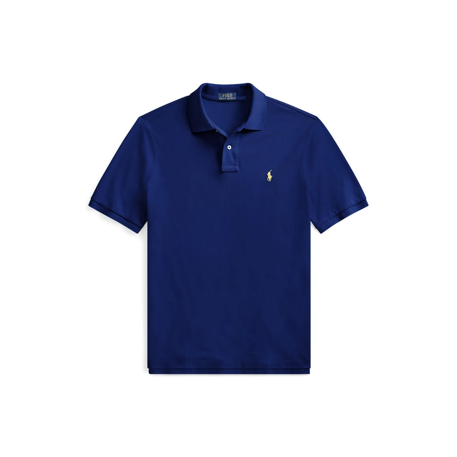 Custom Fit Mesh Polo - Blue