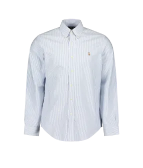 Custom Fit Oxford Shirt - Blue