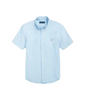 Custom Fit Oxford Shirt - Blue