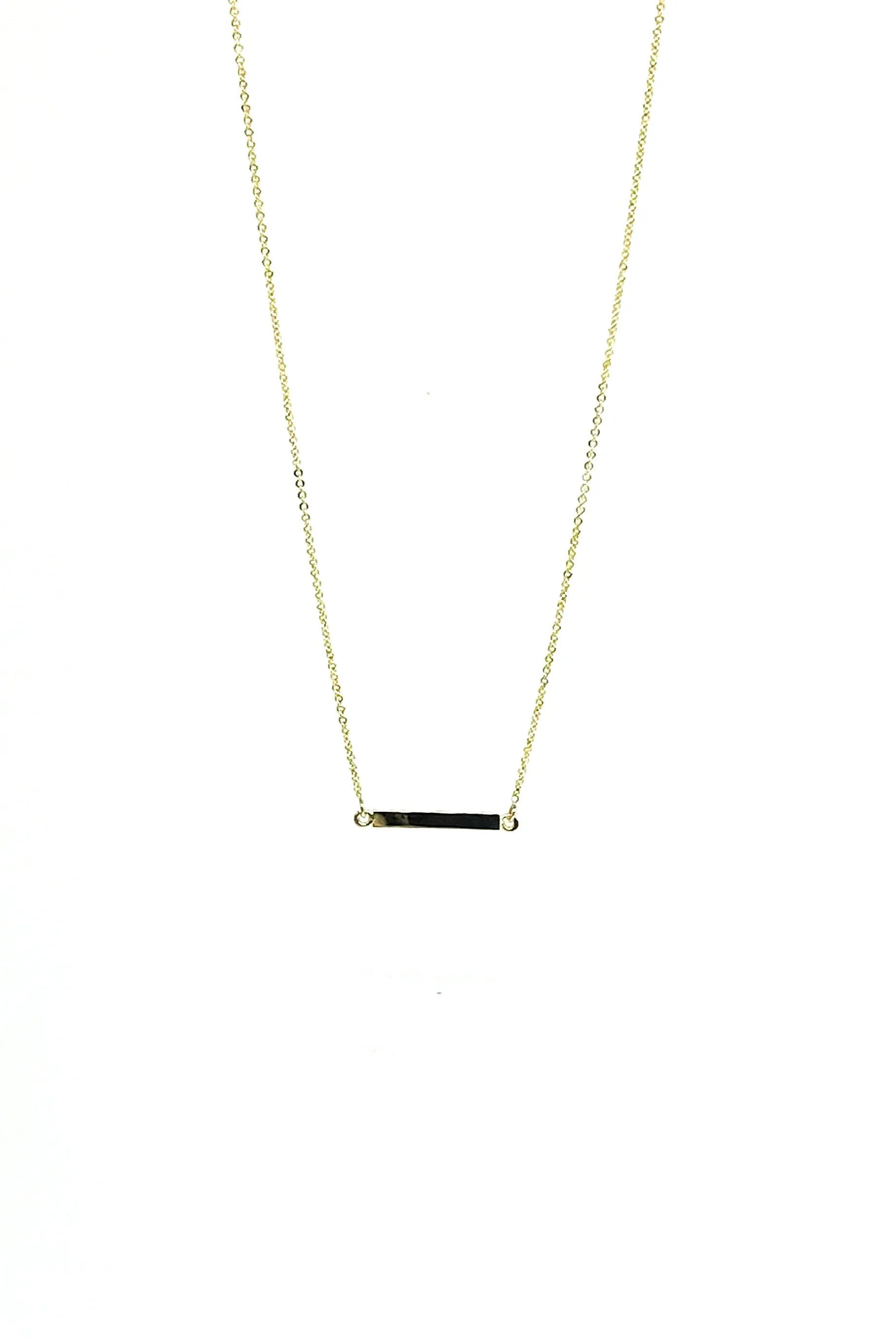 Dainty Gold Bar Necklace