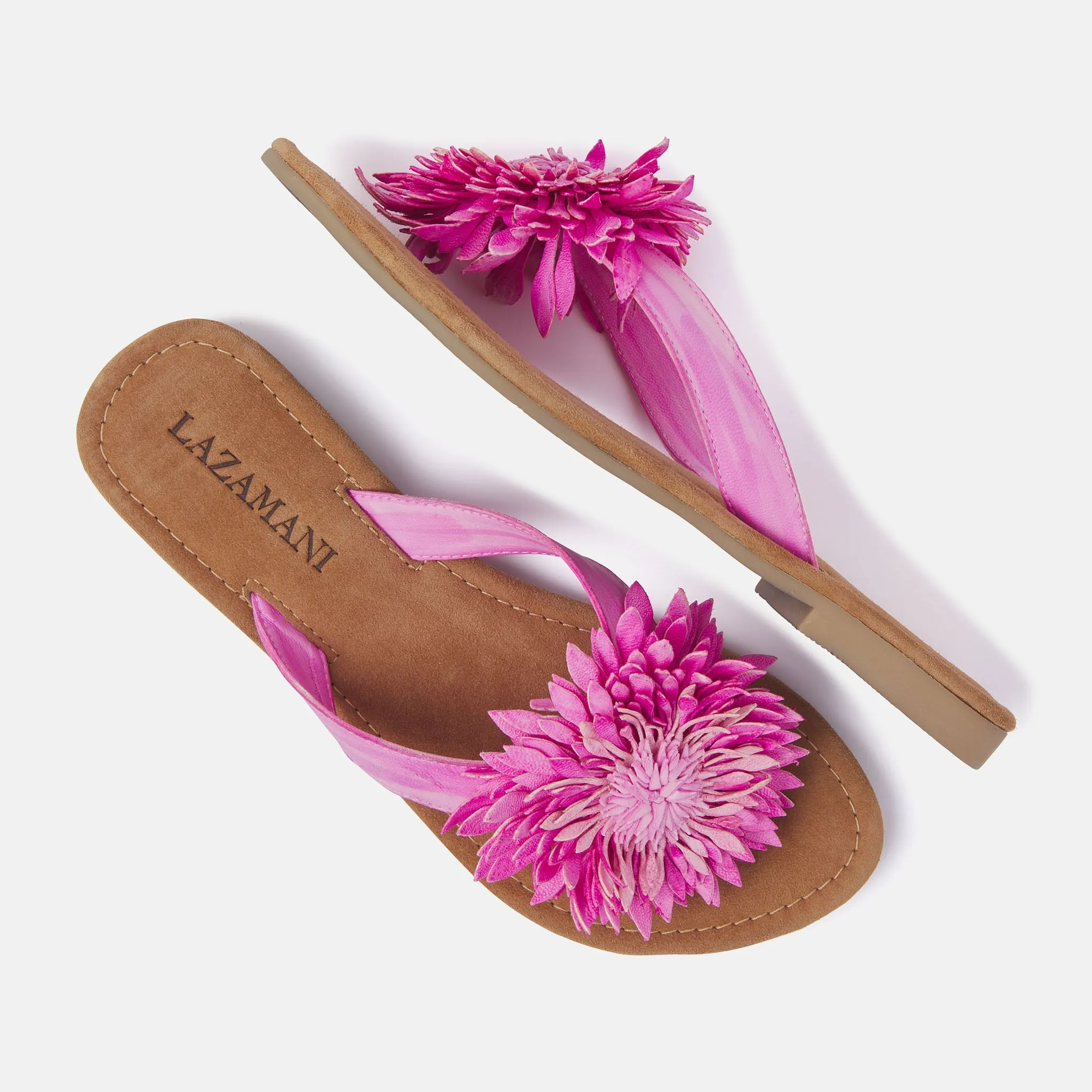 Dames Slippers 33.506 Fuxia Flower