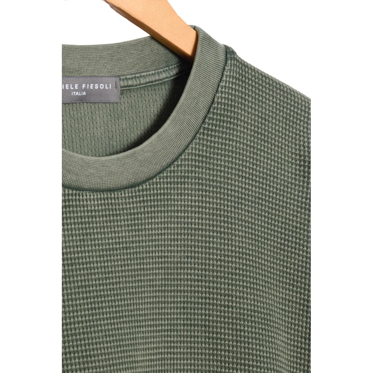 Daniele Fiesoli Wafer Crewneck DF 7181 443 cactus