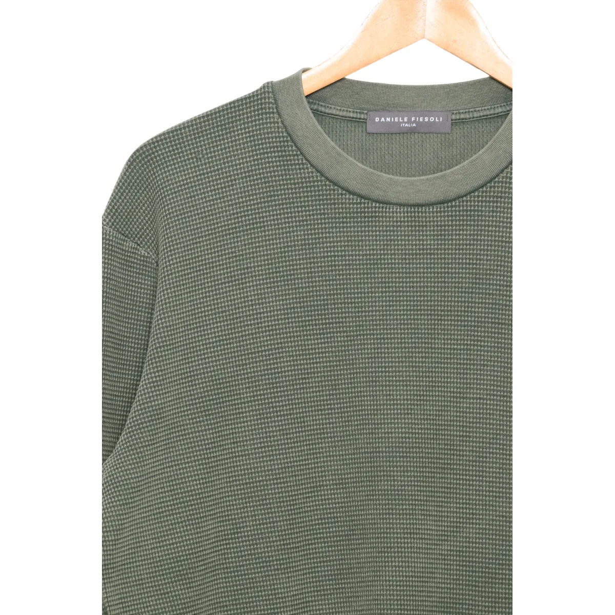 Daniele Fiesoli Wafer Crewneck DF 7181 443 cactus