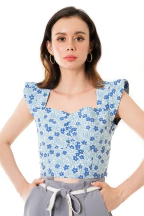 Daphne Jacquard Crop Top