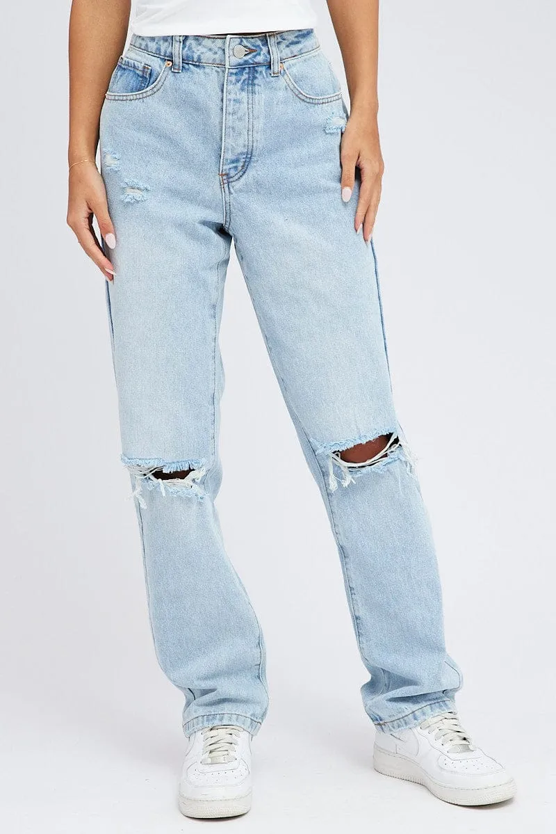 Denim Dad Jean High Rise